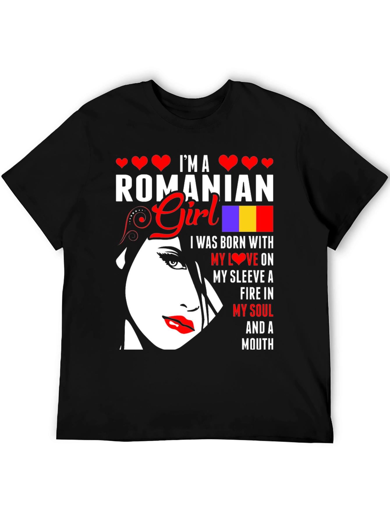 Im a Romanian Girl Graphic T-Shirt