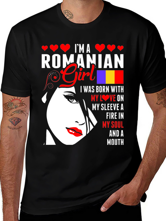 Im a Romanian Girl Graphic T-Shirt