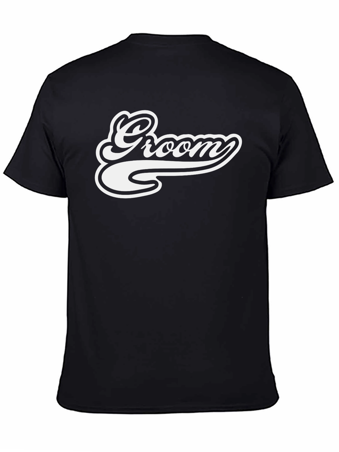 Groom T-Shirt - Black Wedding Tee