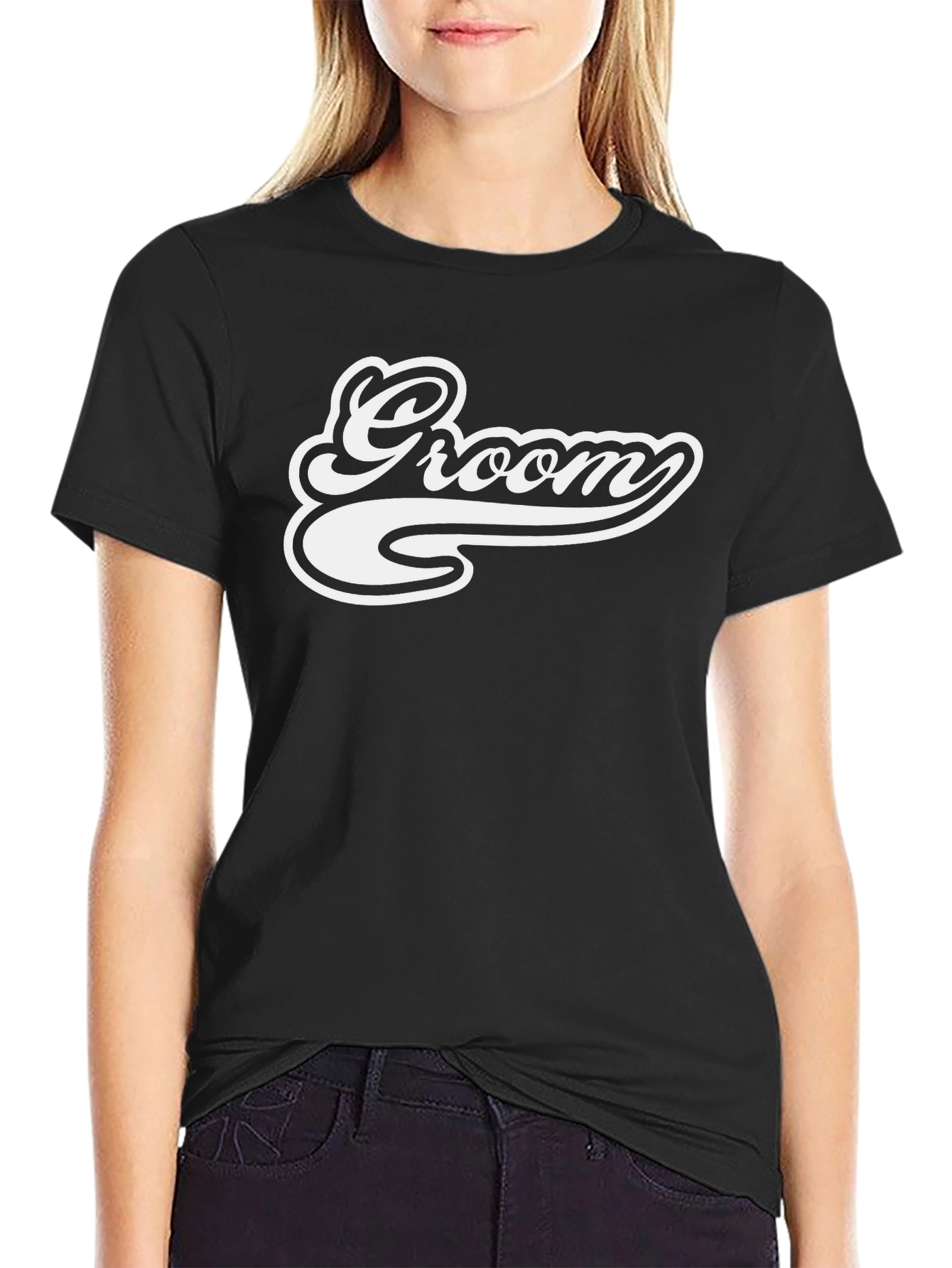 Groom T-Shirt - Black Wedding Tee
