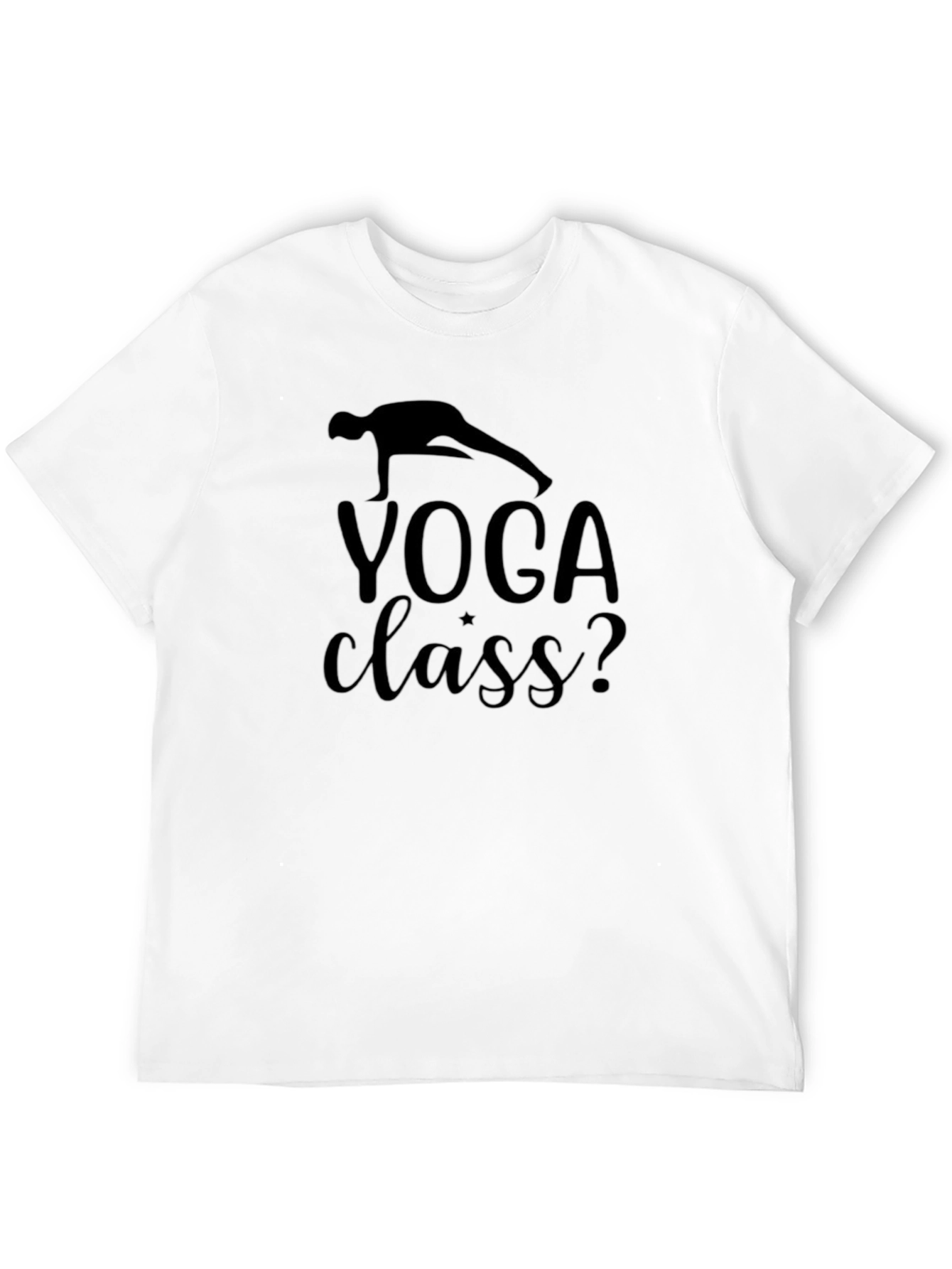 Yoga Class? Mens Graphic Tee - Black