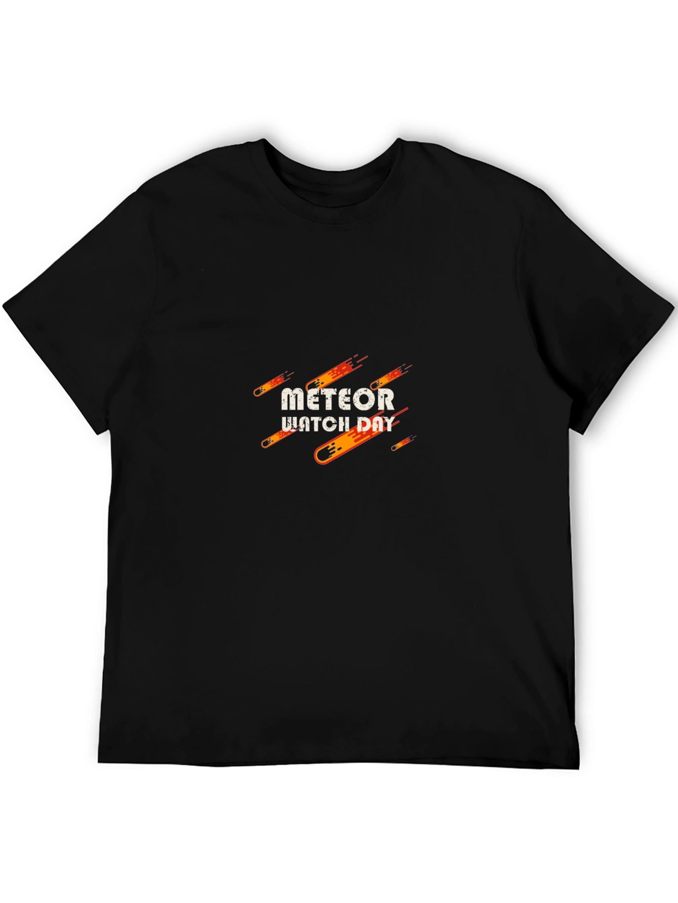 Meteor Watch Day Black T-Shirt