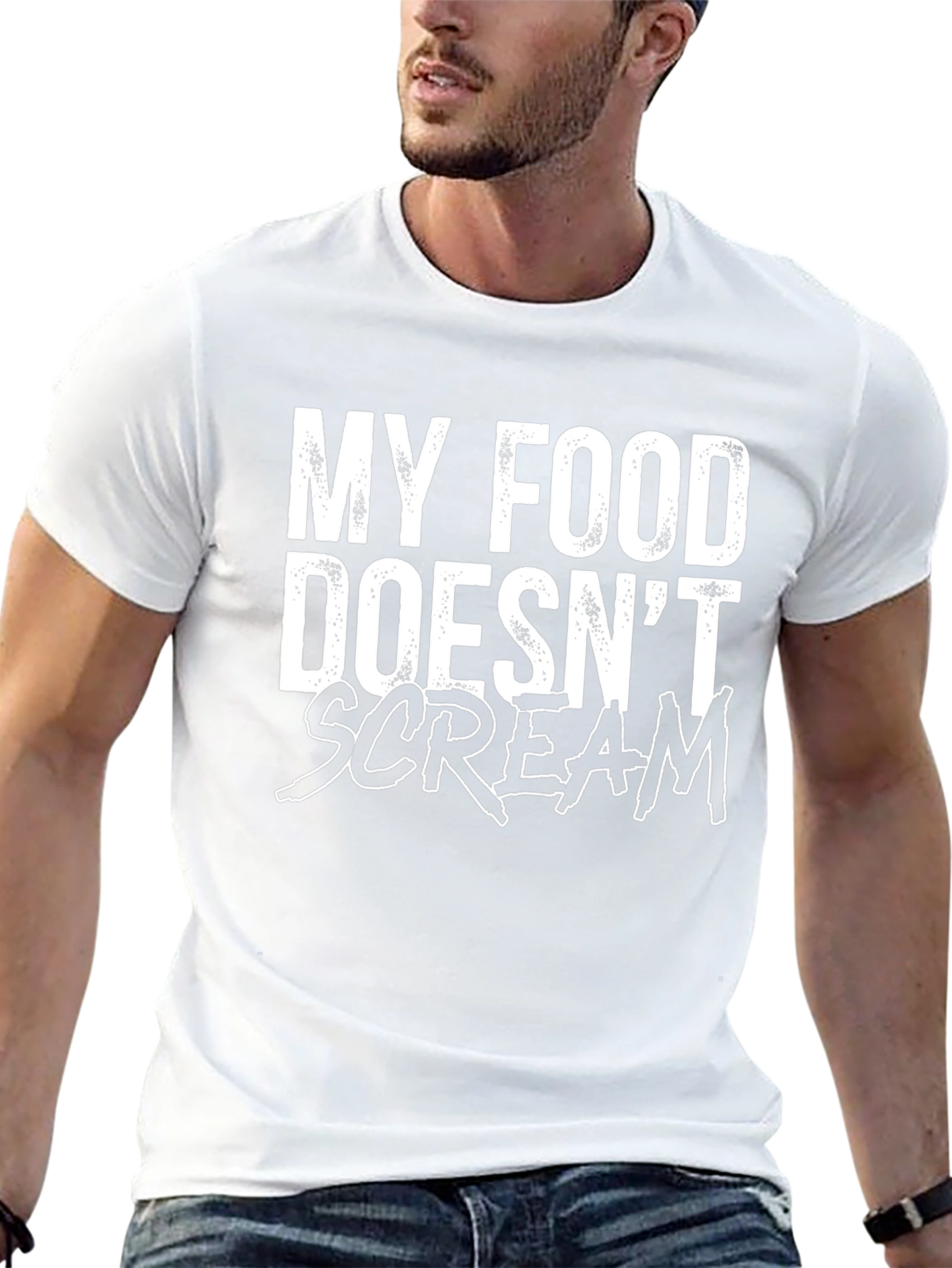 My Food Doesnt Scream Graphic Tee