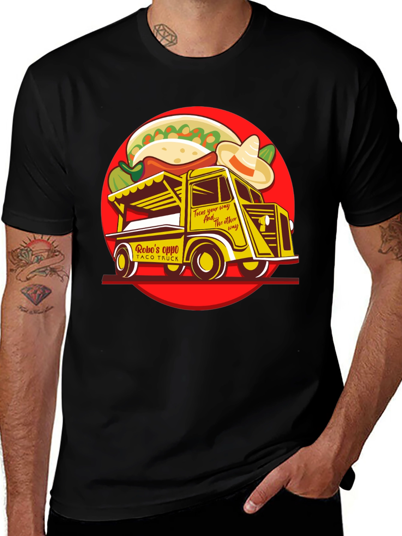 Robos Opp Taco Truck T-Shirt