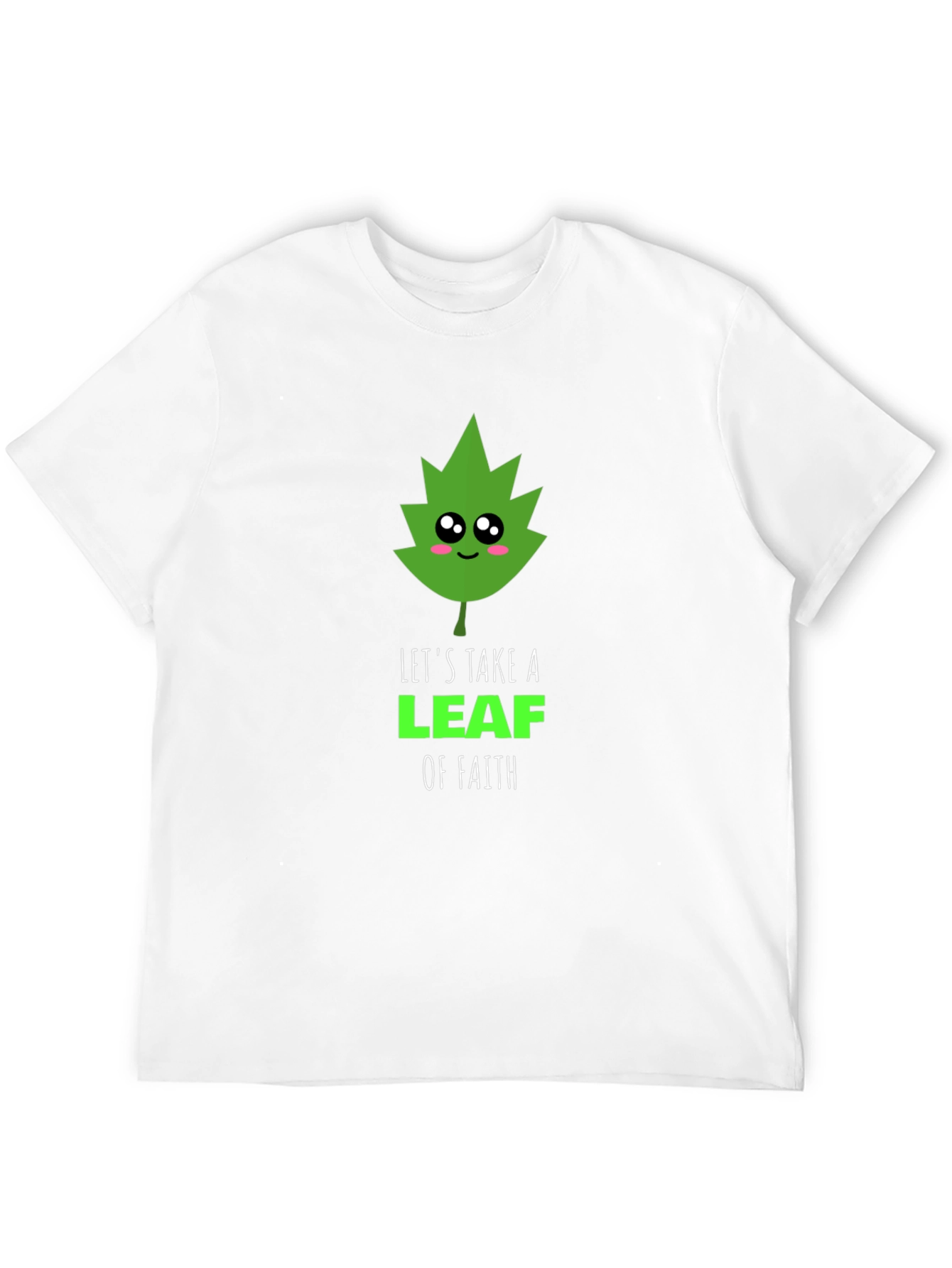 Faith Leaf Graphic Tee - Black