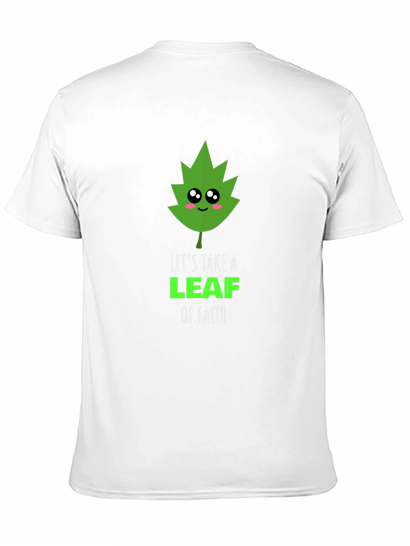 Faith Leaf Graphic Tee - Black