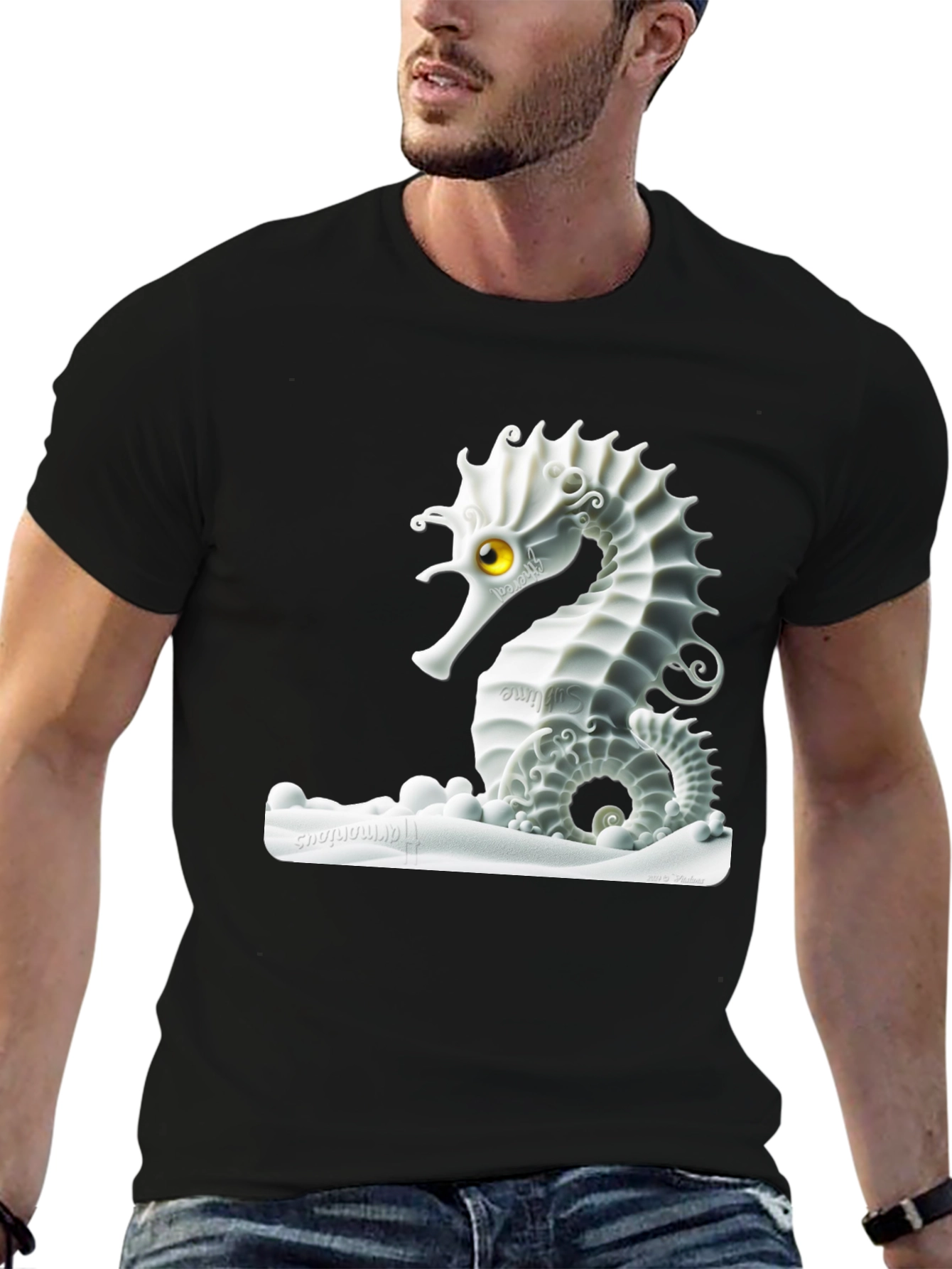 Seahorse Graphic T-Shirt - Unique Design