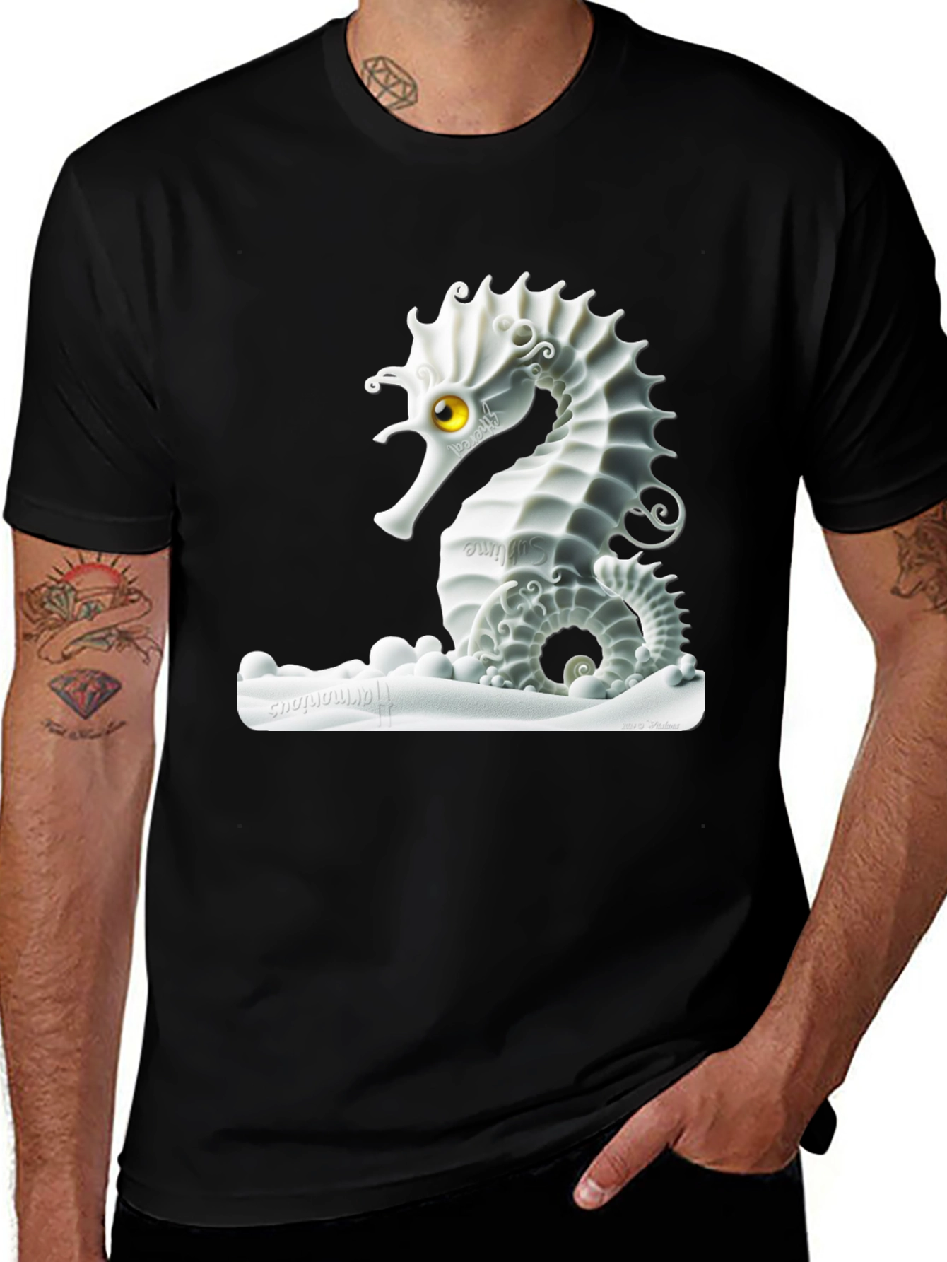 Seahorse Graphic T-Shirt - Unique Design