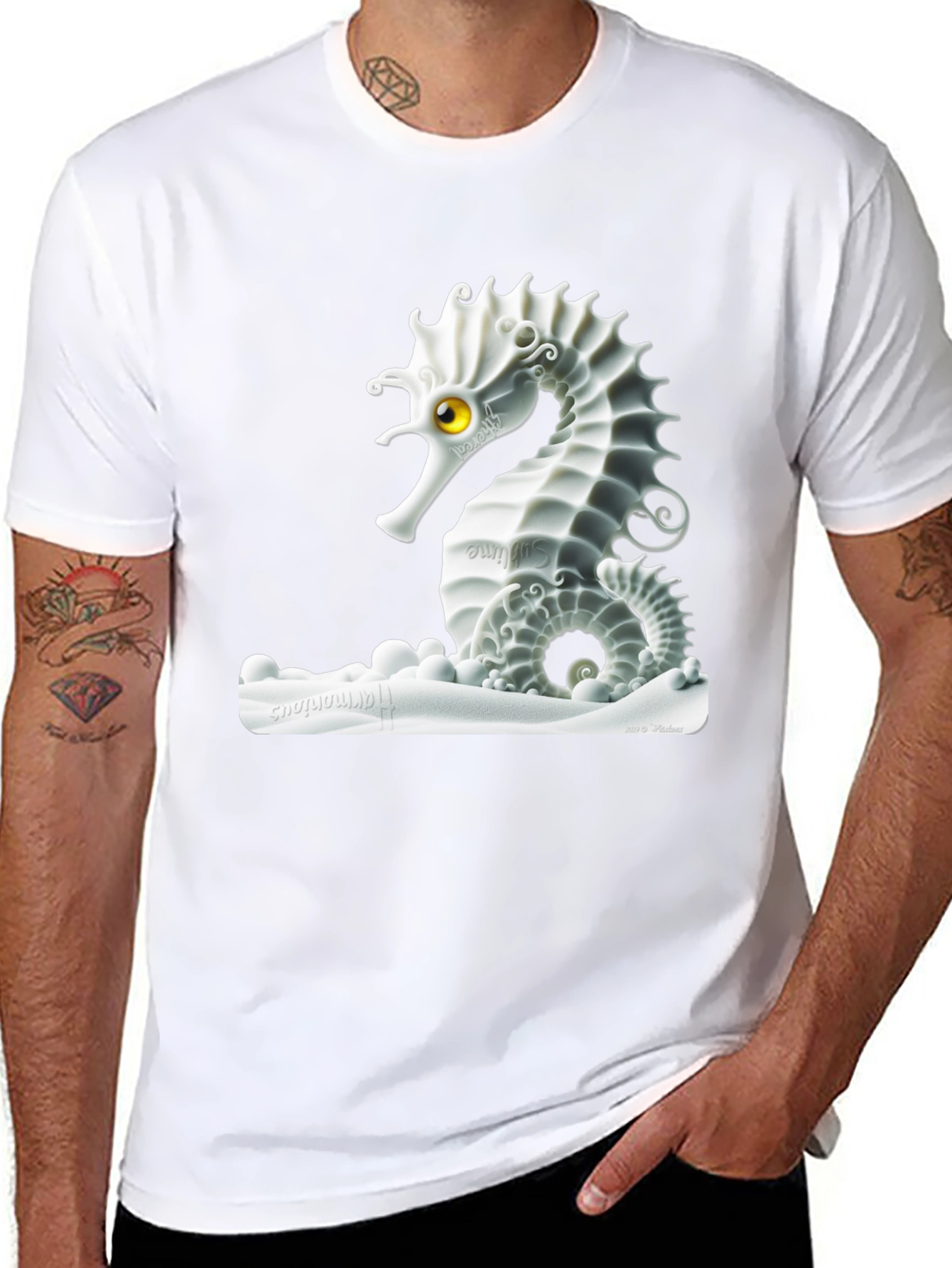 Seahorse Graphic T-Shirt - Unique Design
