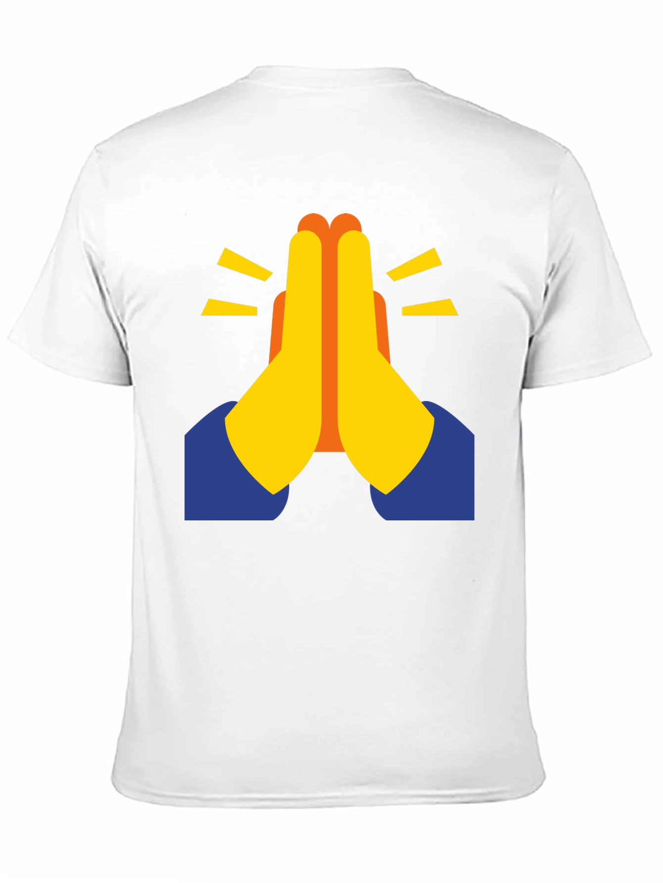 Praying Hands Emoji Graphic Tee - Black