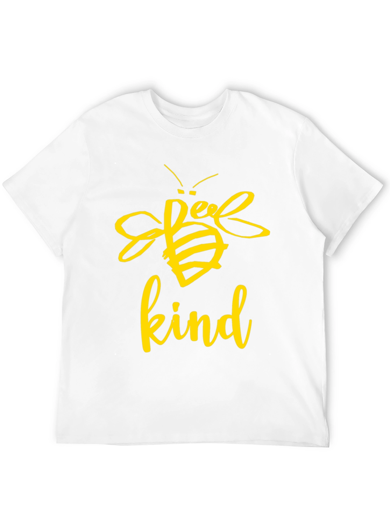 Bee Kind Graphic Tee - Black Cotton T-Shirt