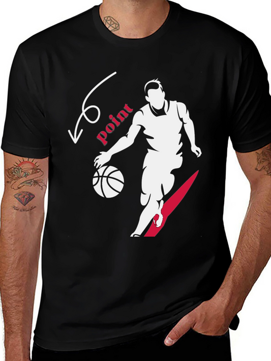 Basketball Point Graphic Tee