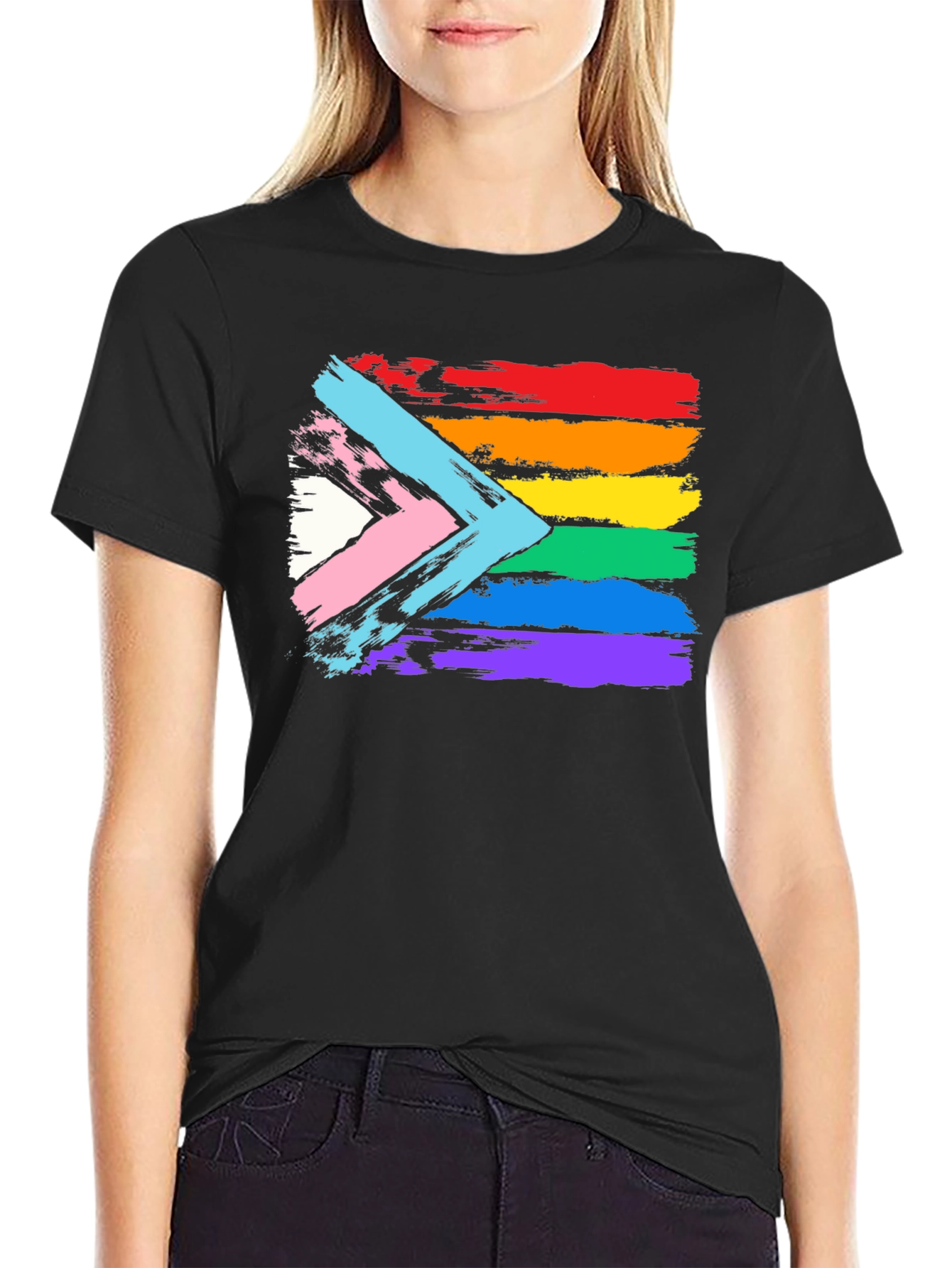 LGBTQ+ Pride Flag Graphic Tee