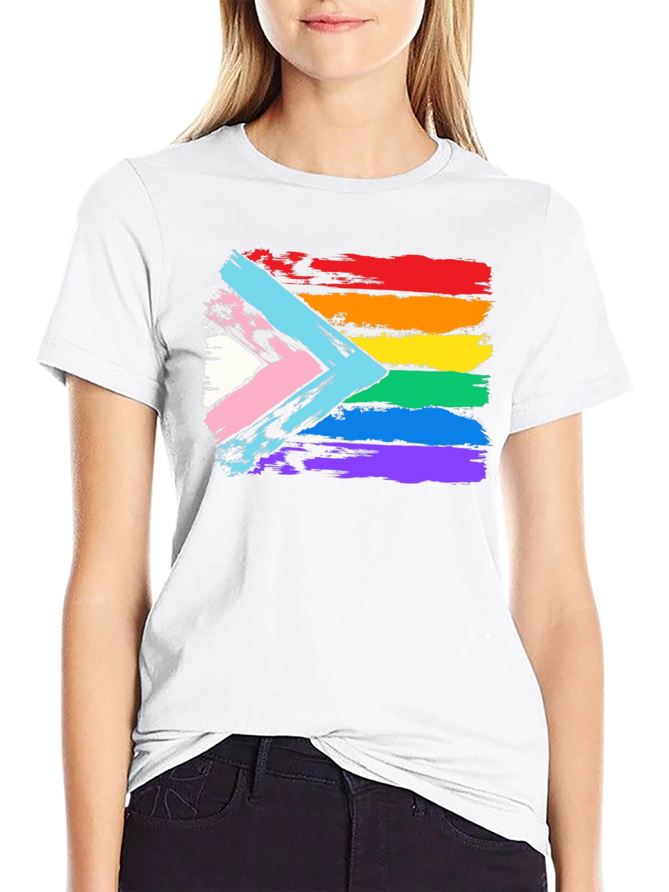 LGBTQ+ Pride Flag Graphic Tee