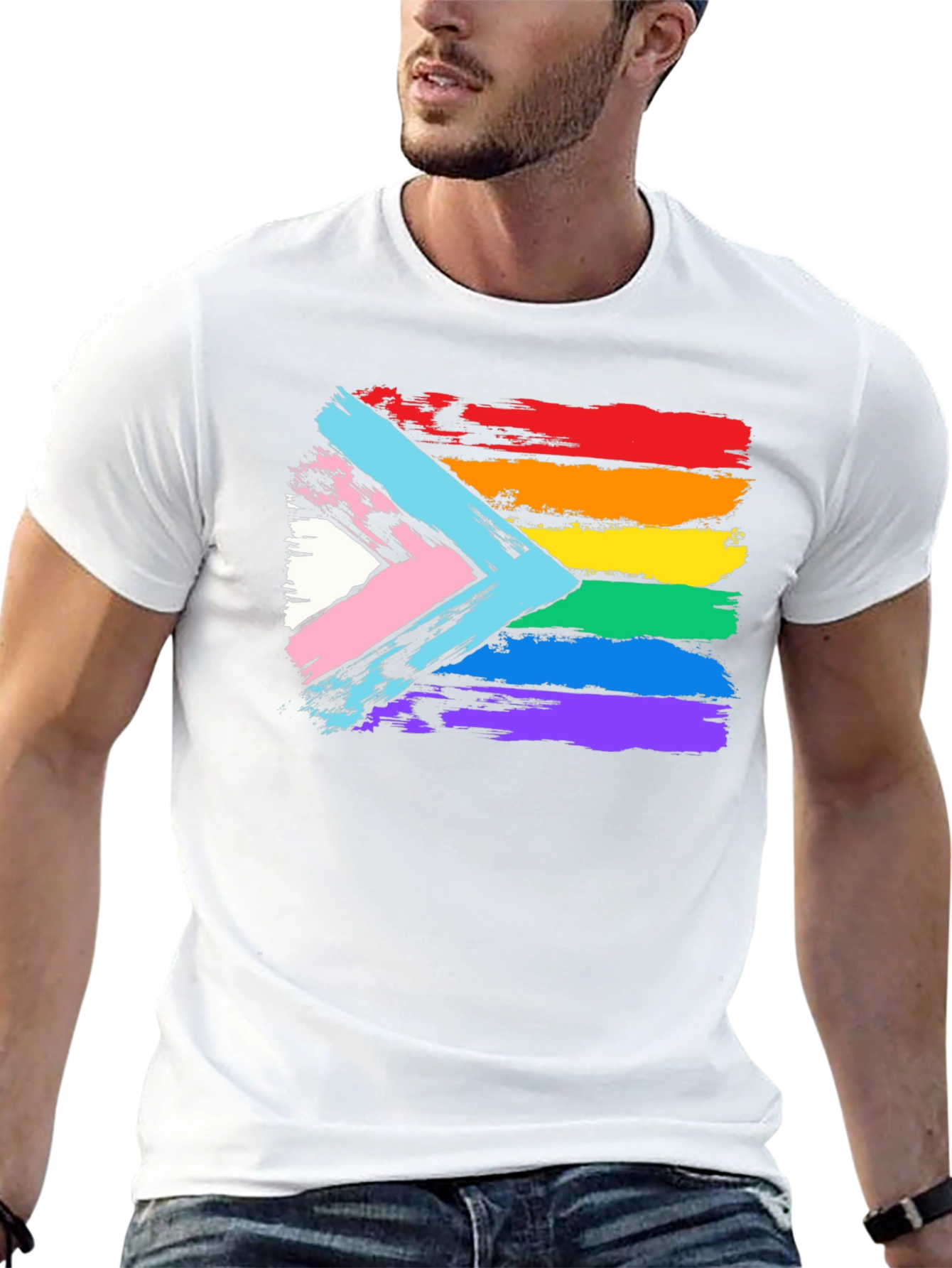 LGBTQ+ Pride Flag Graphic Tee