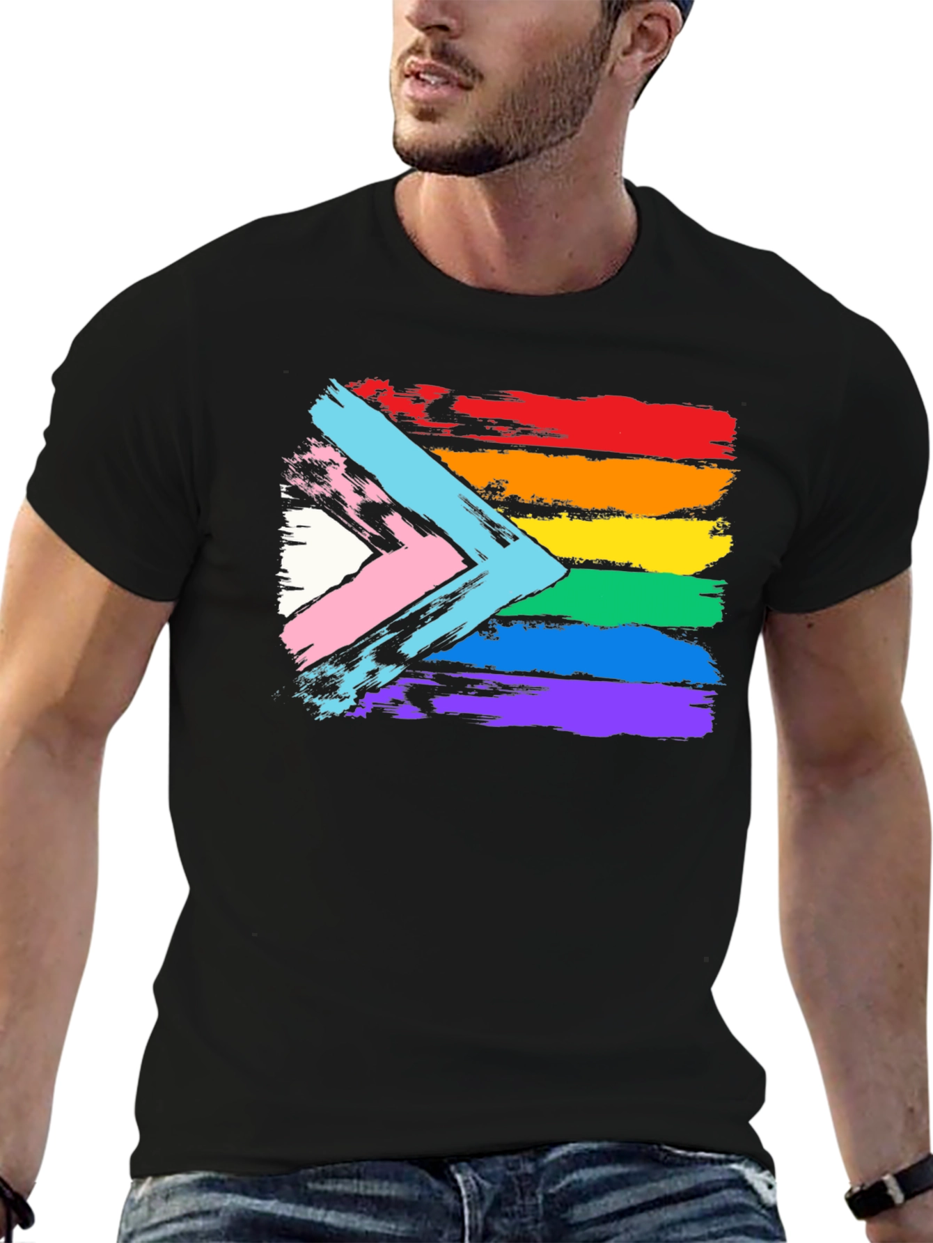 LGBTQ+ Pride Flag Graphic Tee