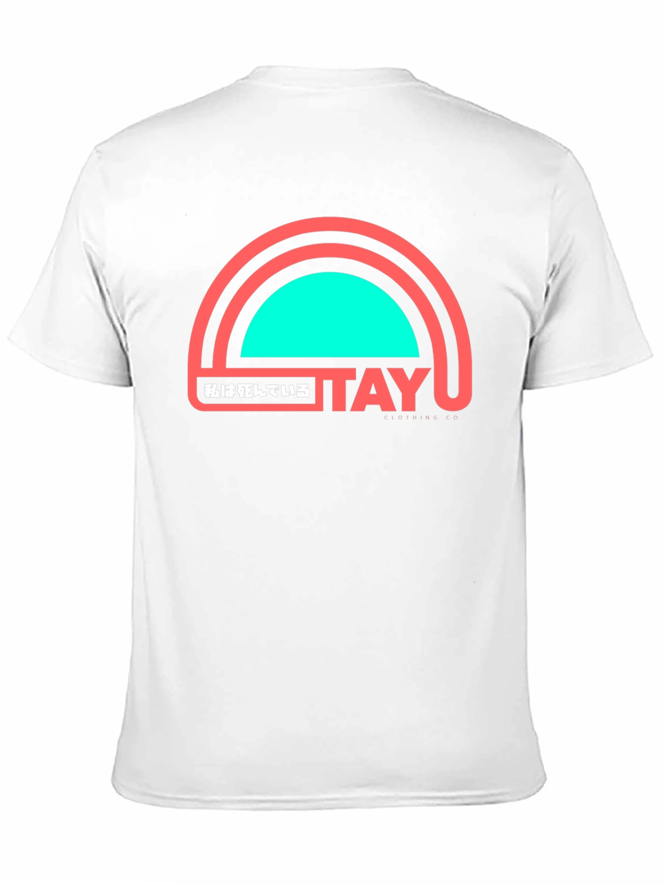 Trendy Graphic Tee - Japanese Text Design