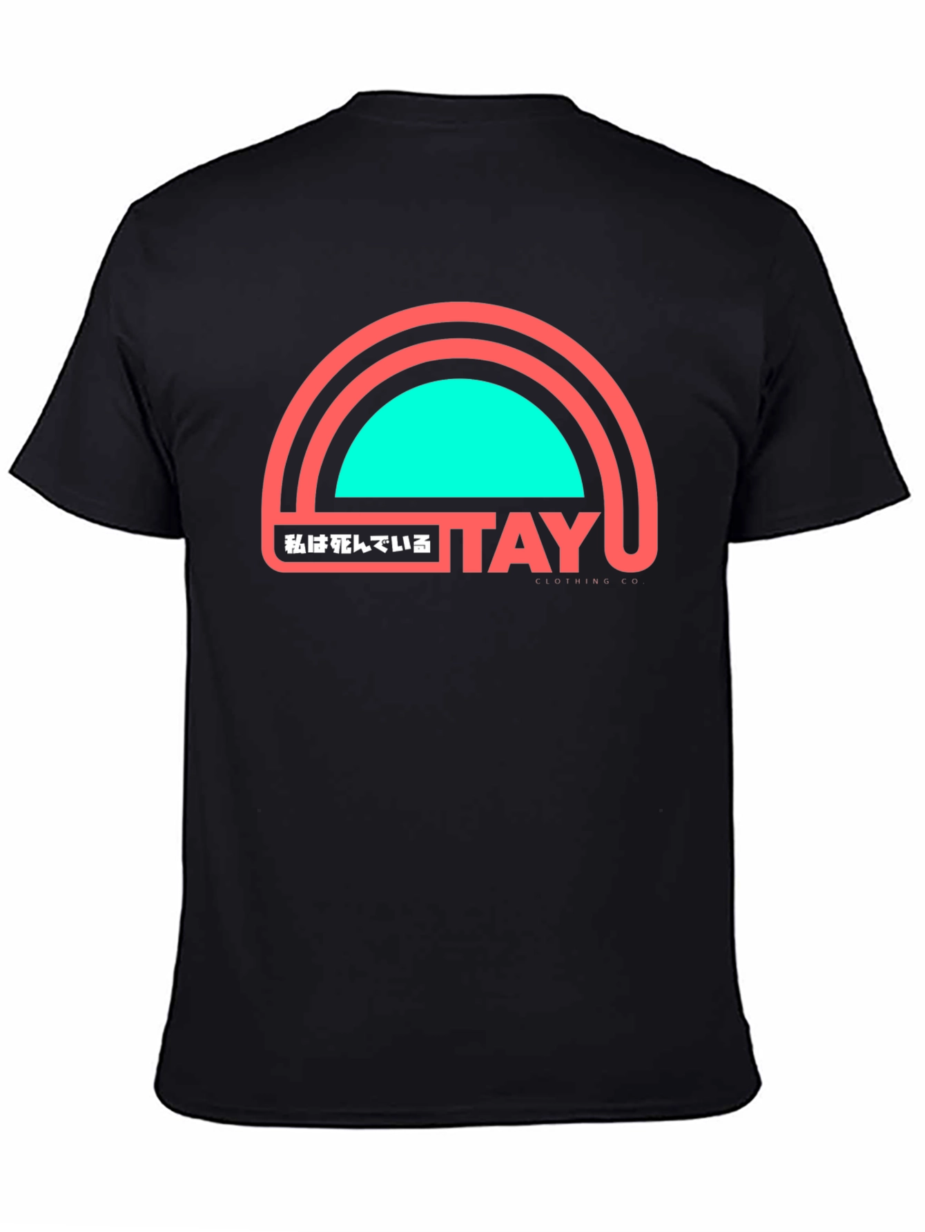 Trendy Graphic Tee - Japanese Text Design