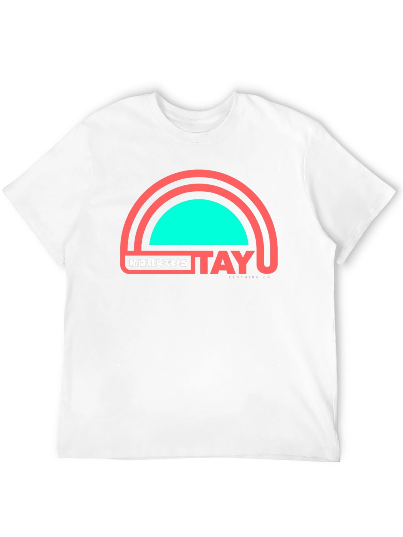 Trendy Graphic Tee - Japanese Text Design