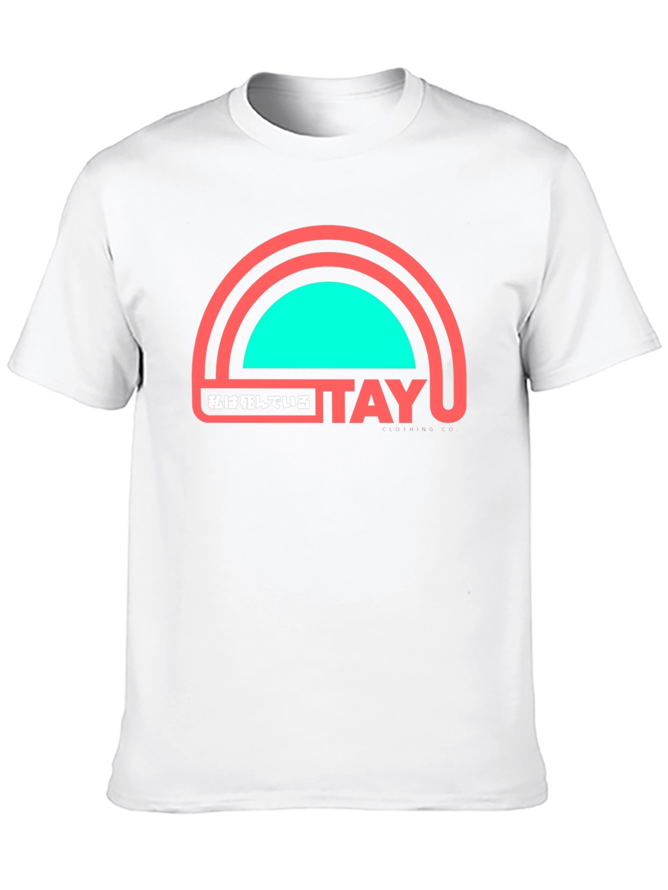 Trendy Graphic Tee - Japanese Text Design