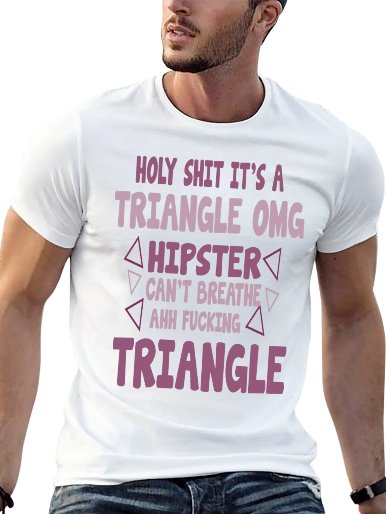 Triangle OMG Graphic Tee