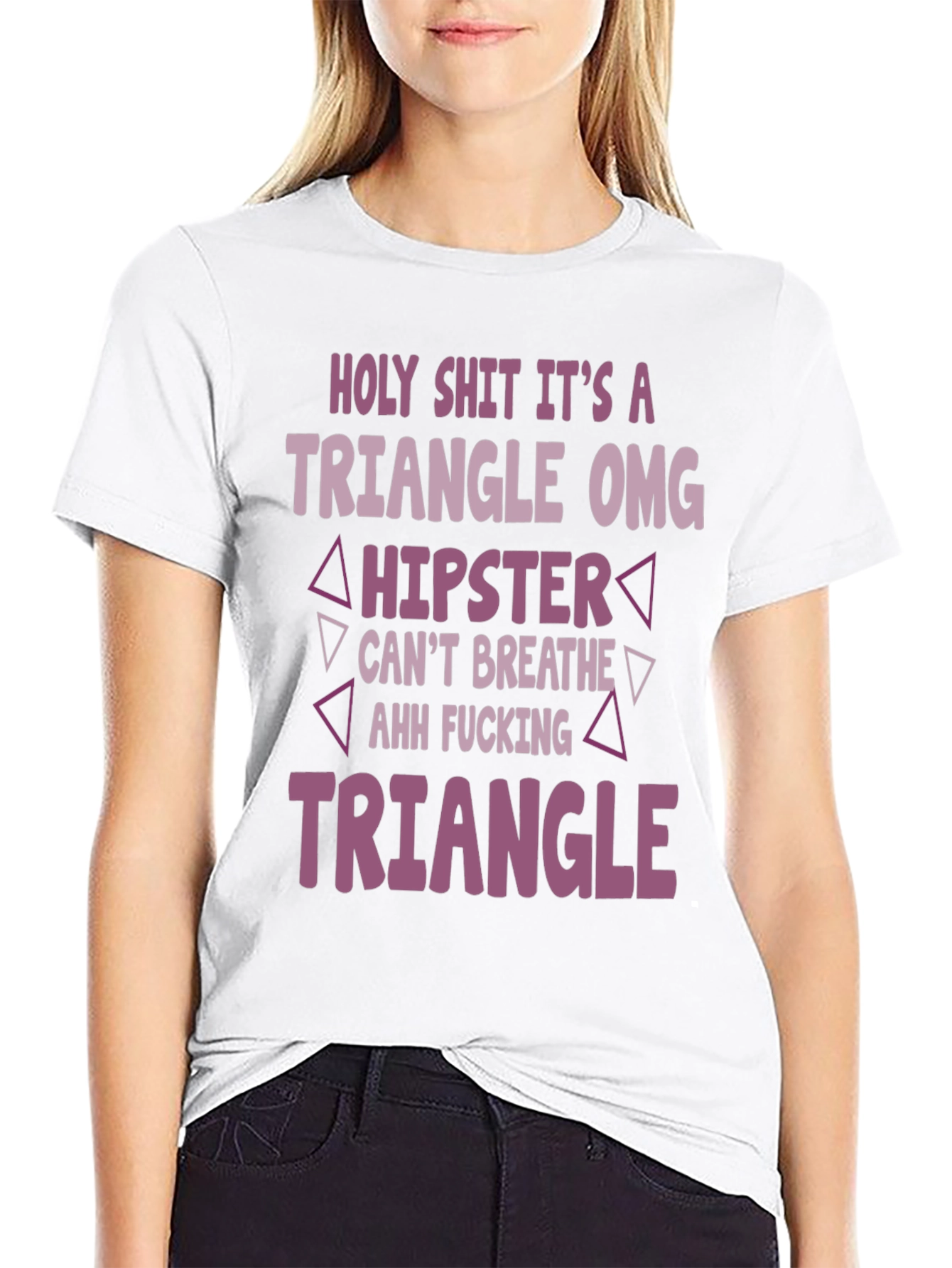 Triangle OMG Graphic Tee