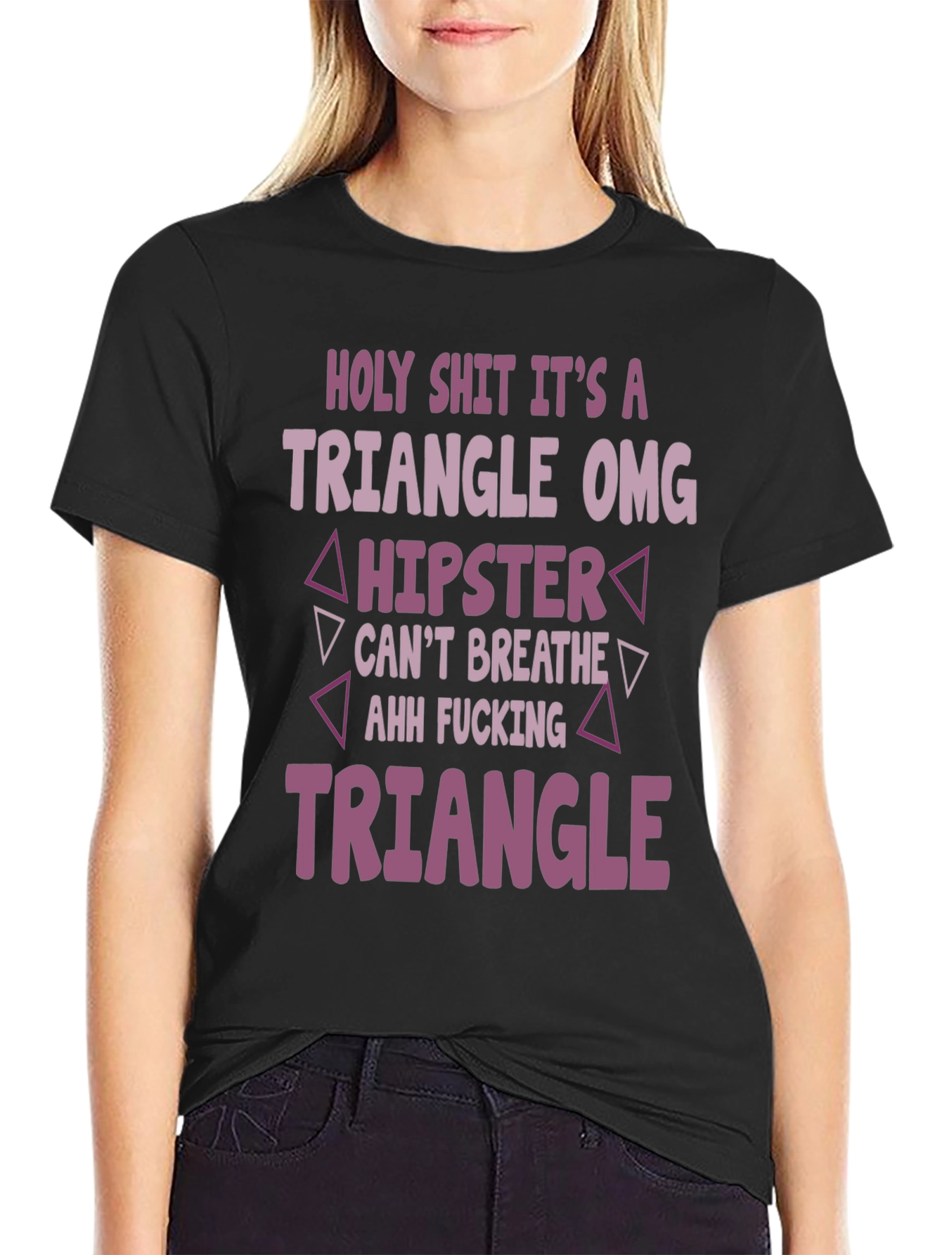 Triangle OMG Graphic Tee