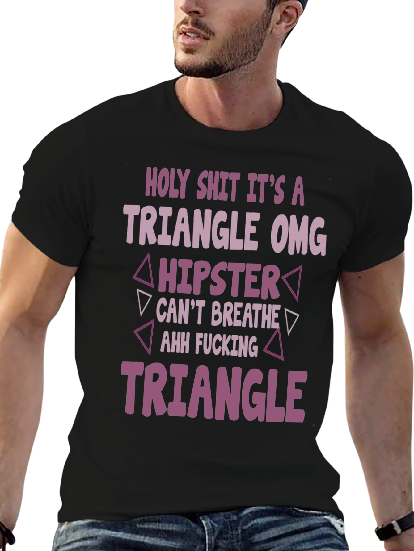 Triangle OMG Graphic Tee