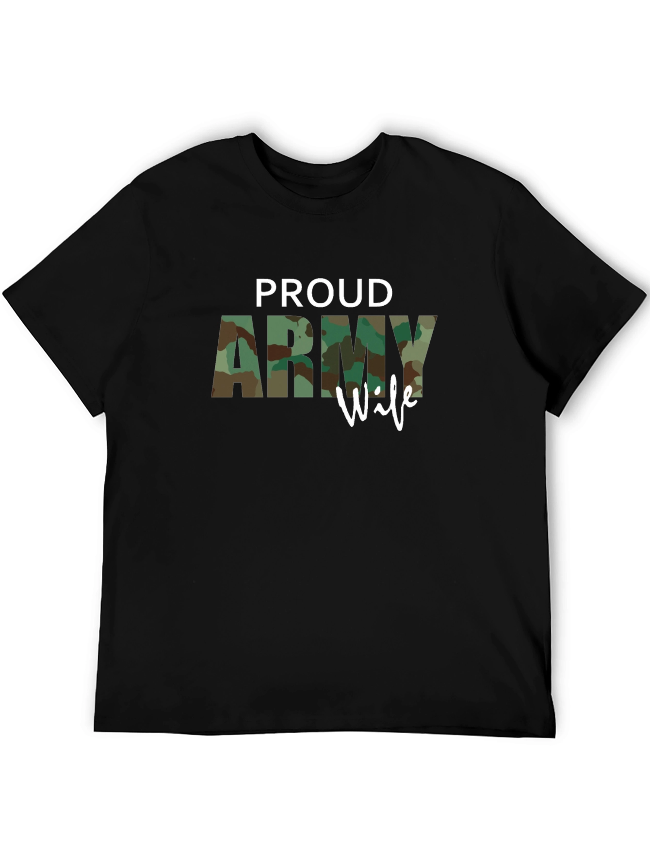 Proud Army Wife T-Shirt - Military Support