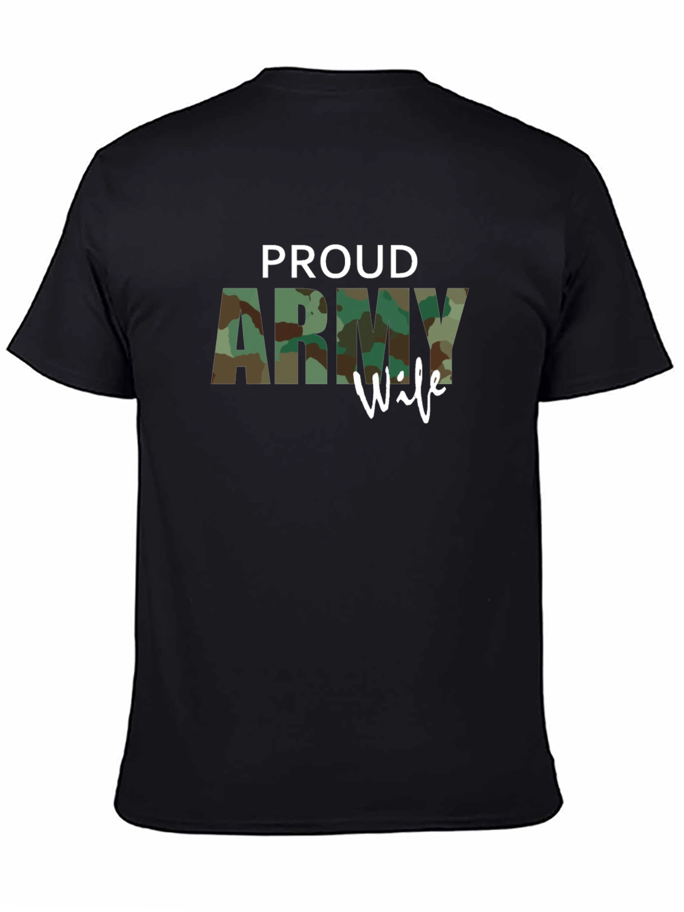Proud Army Wife T-Shirt - Military Support
