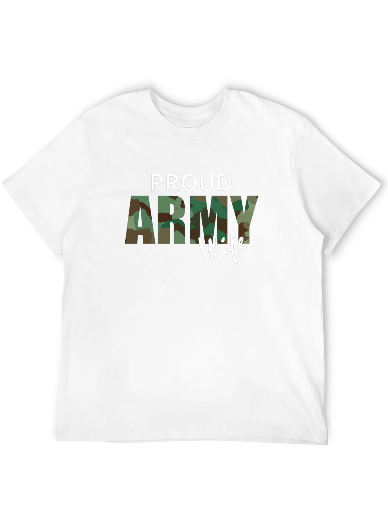 Proud Army Wife T-Shirt - Military Support