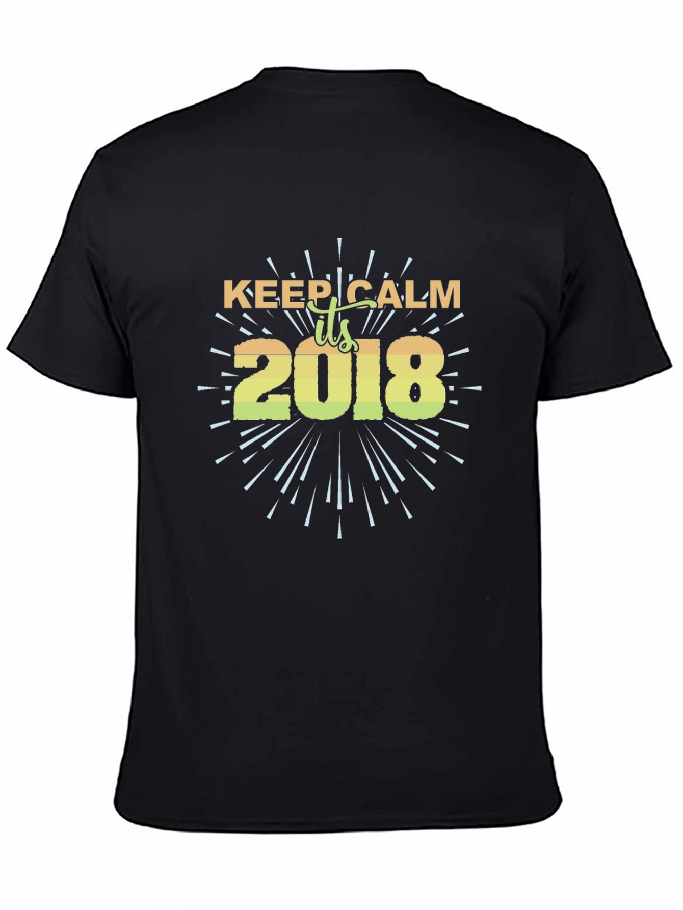 Keep Calm 2018 Black T-Shirt
