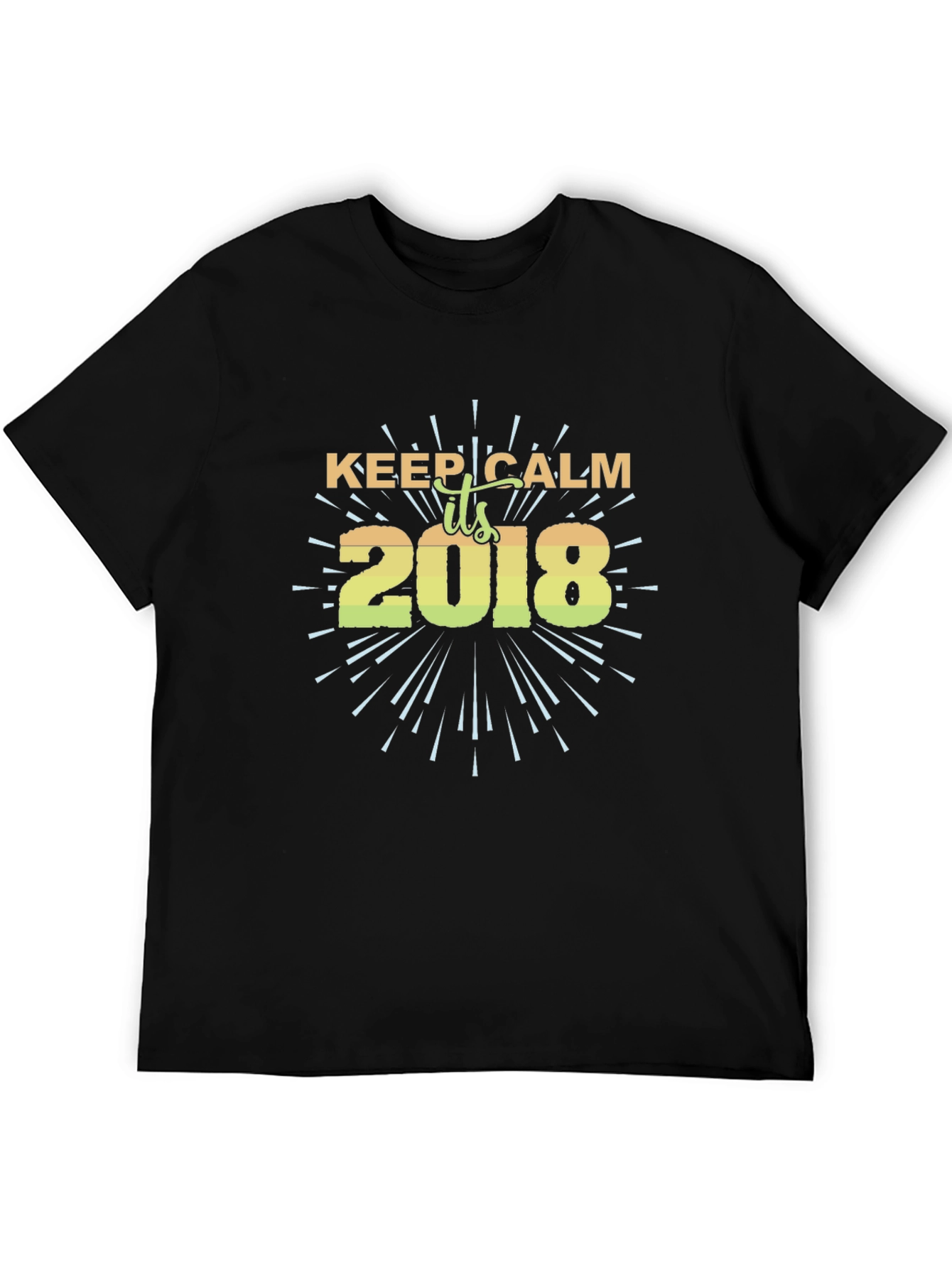 Keep Calm 2018 Black T-Shirt