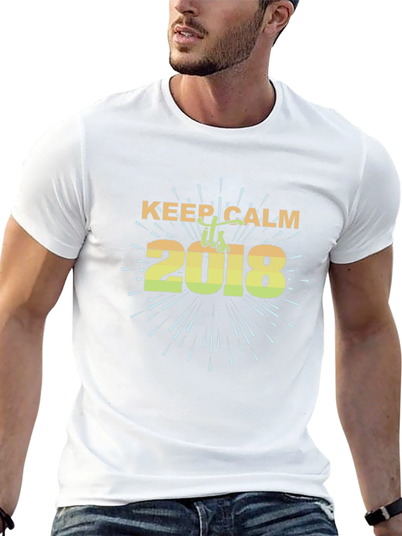 Keep Calm 2018 Black T-Shirt