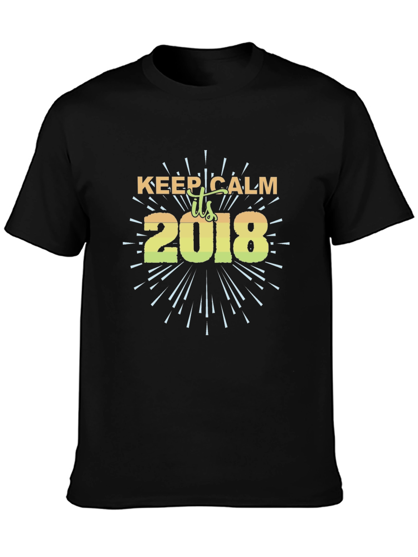 Keep Calm 2018 Black T-Shirt