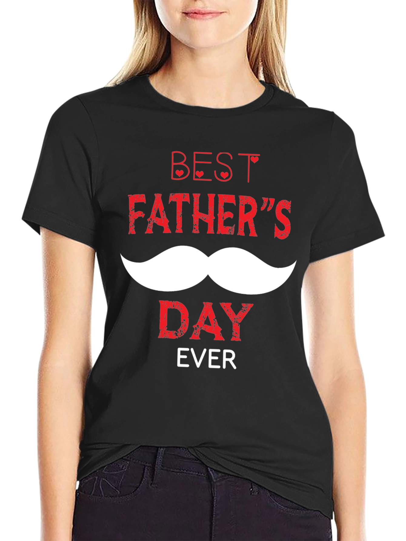 Best Fathers Day Ever T-Shirt - Black