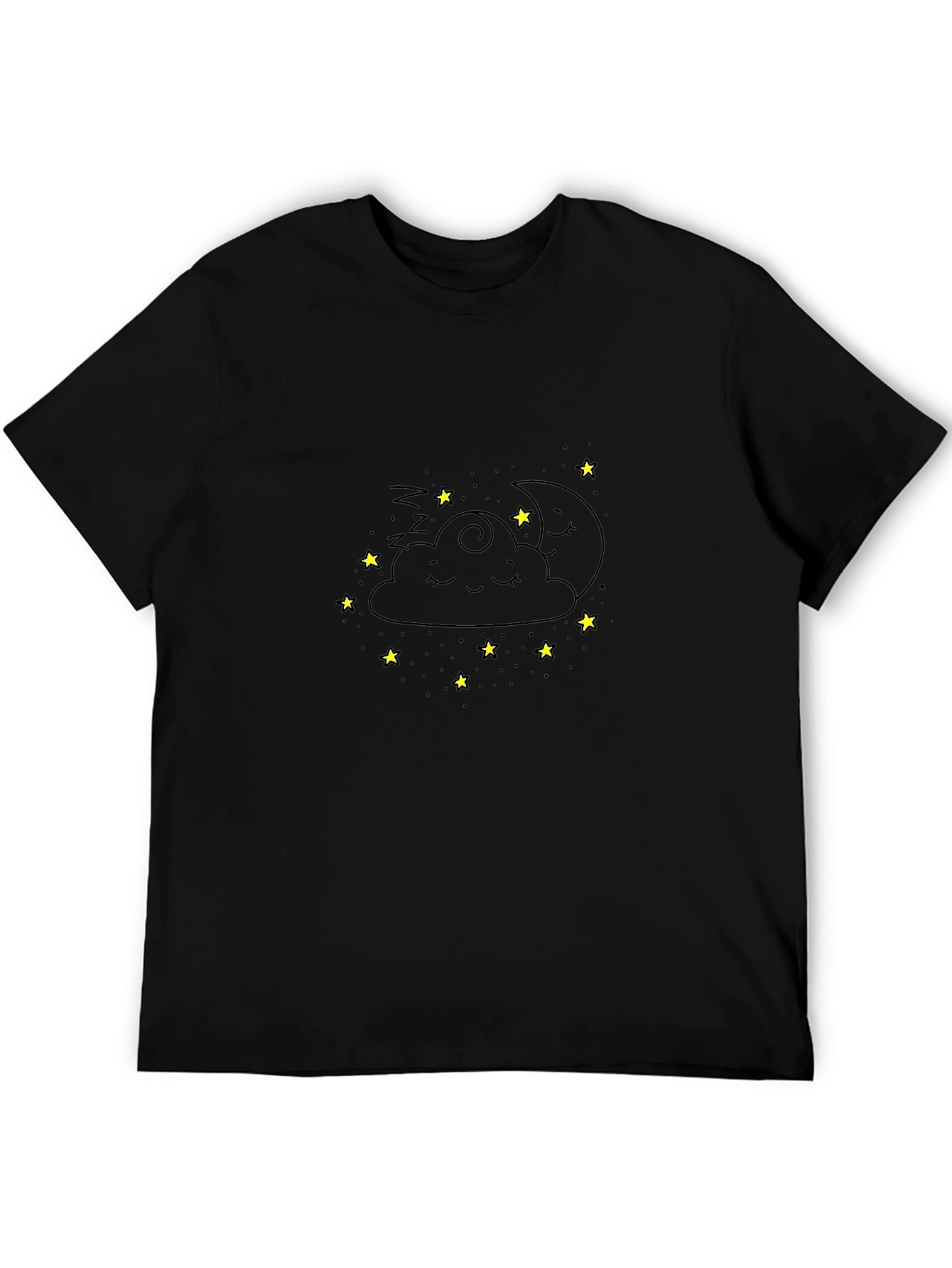 Dreamy Cloud Graphic Tee - Cute Sleepy Design