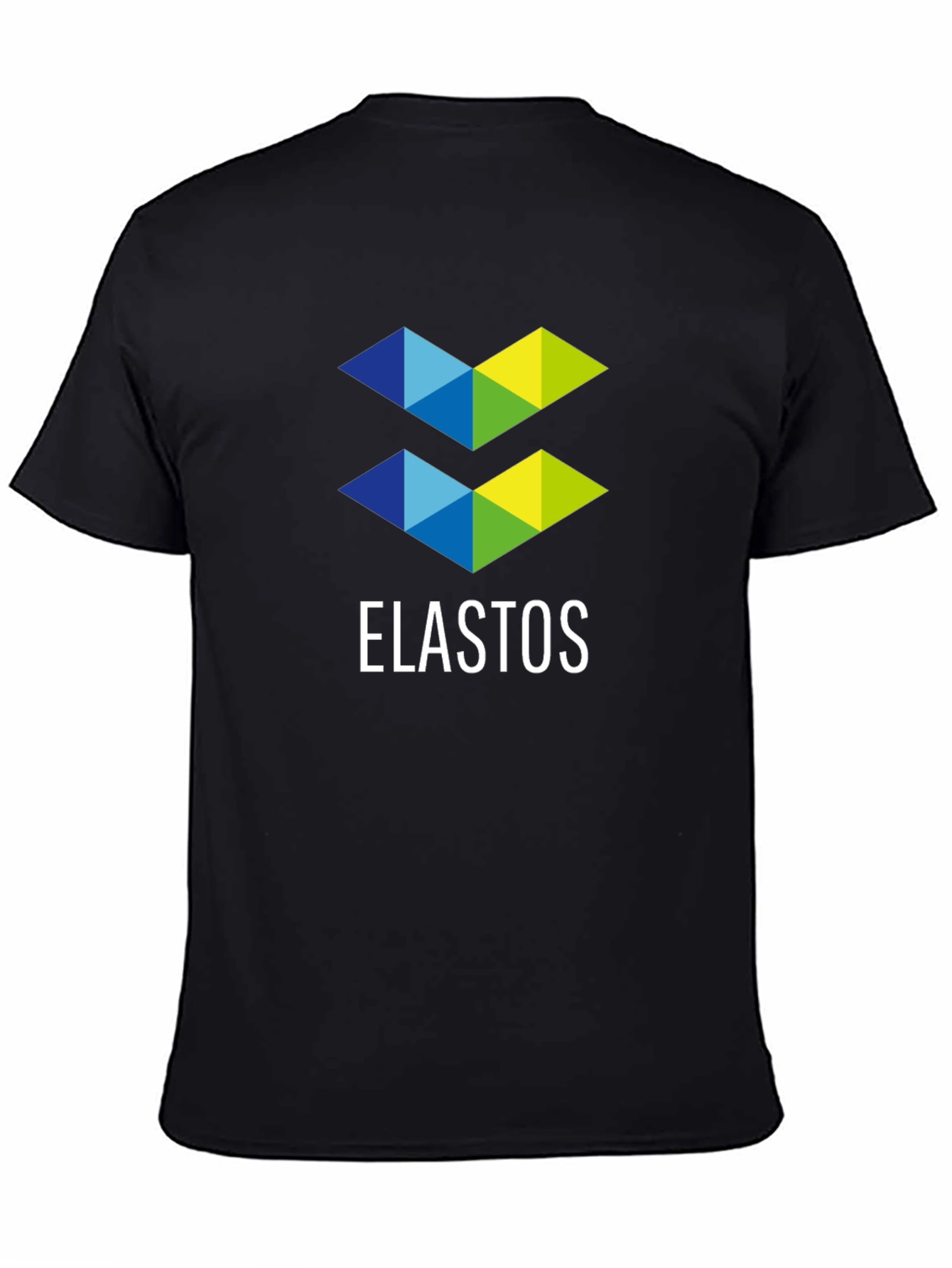 Elastos Logo Graphic T-Shirt - Black Casual Tee