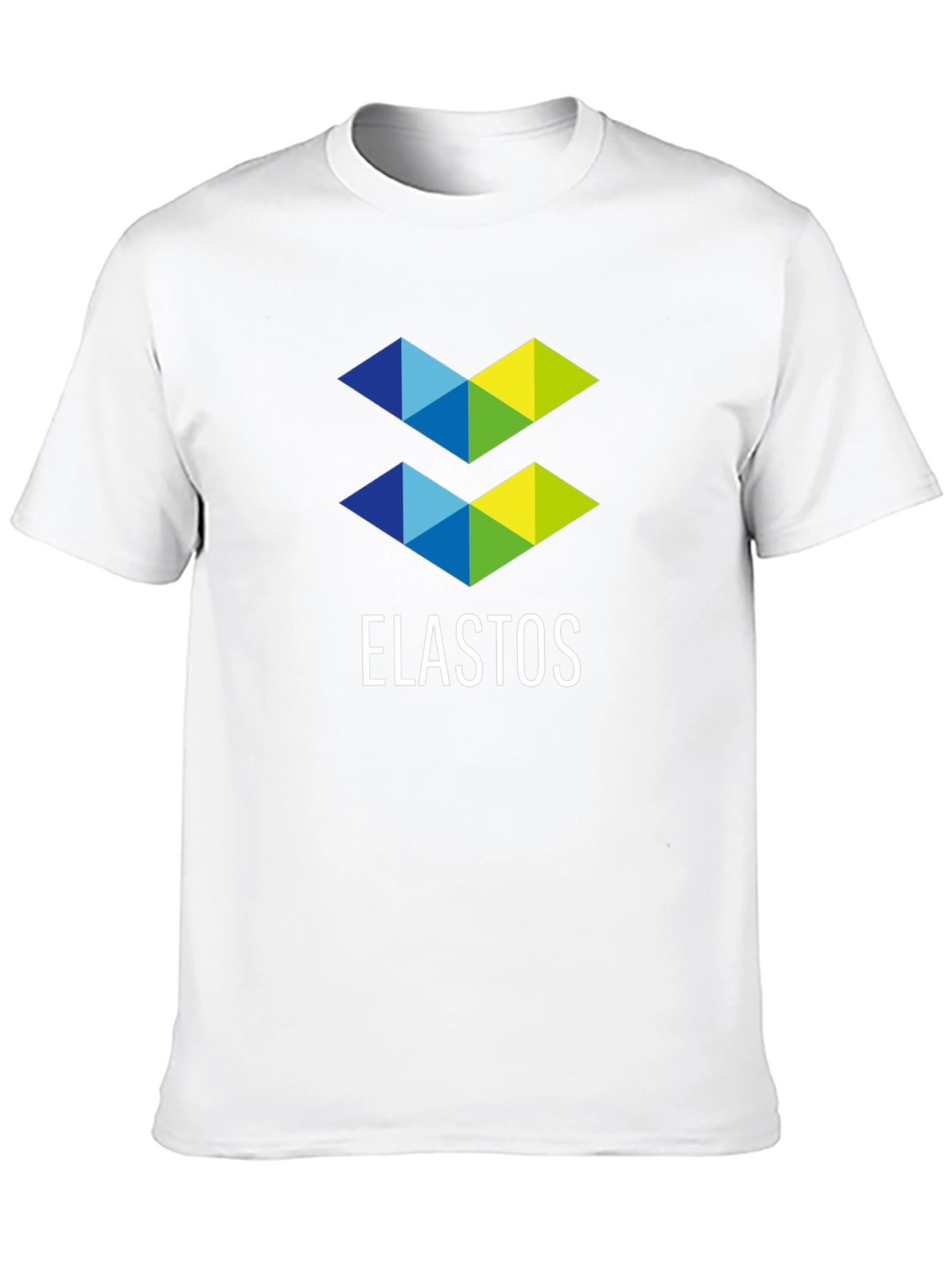 Elastos Logo Graphic T-Shirt - Black Casual Tee