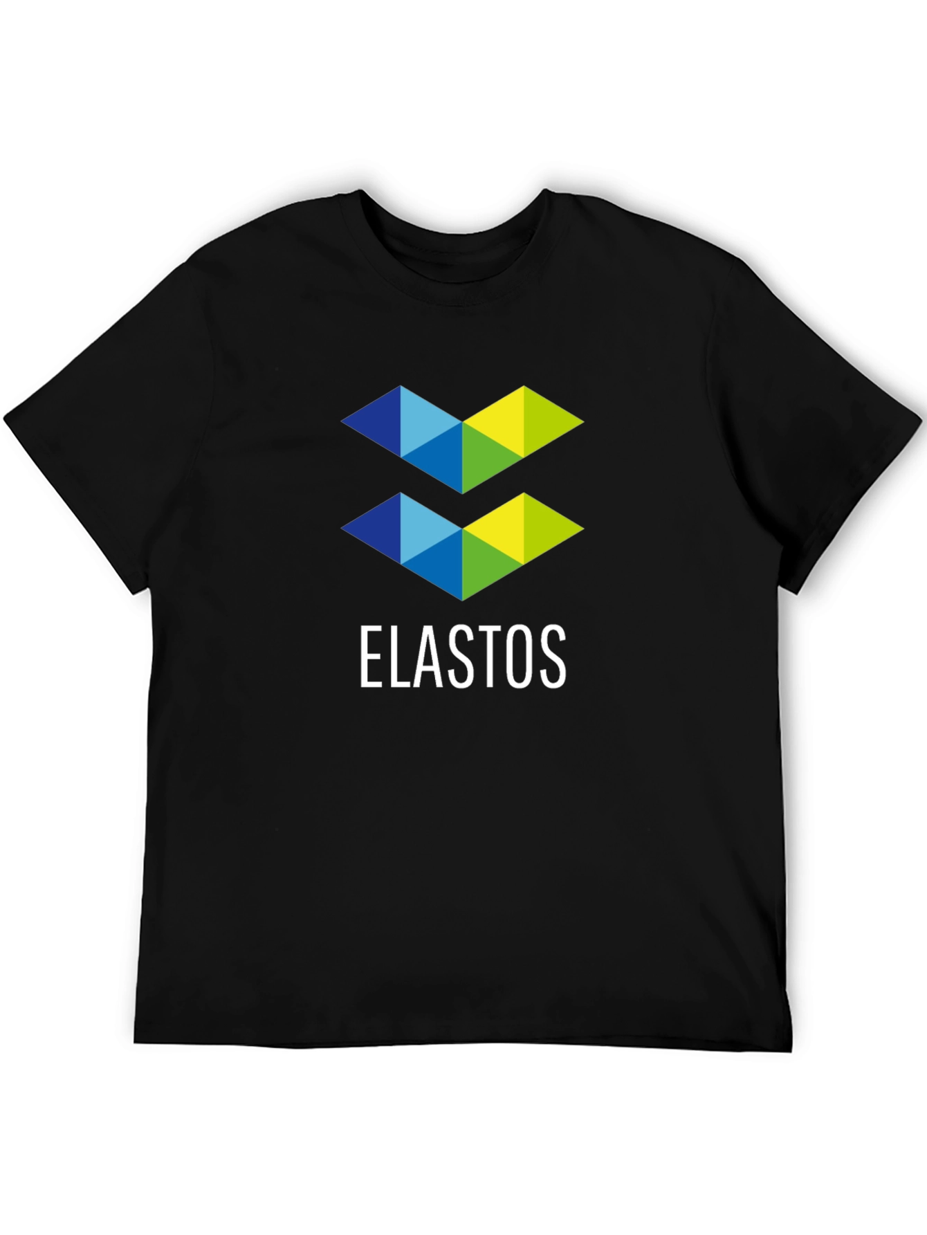 Elastos Logo Graphic T-Shirt - Black Casual Tee