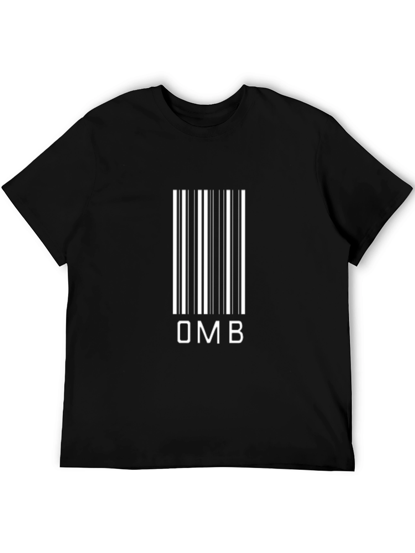 OMB Barcode T-Shirt - Modern Graphic Tee