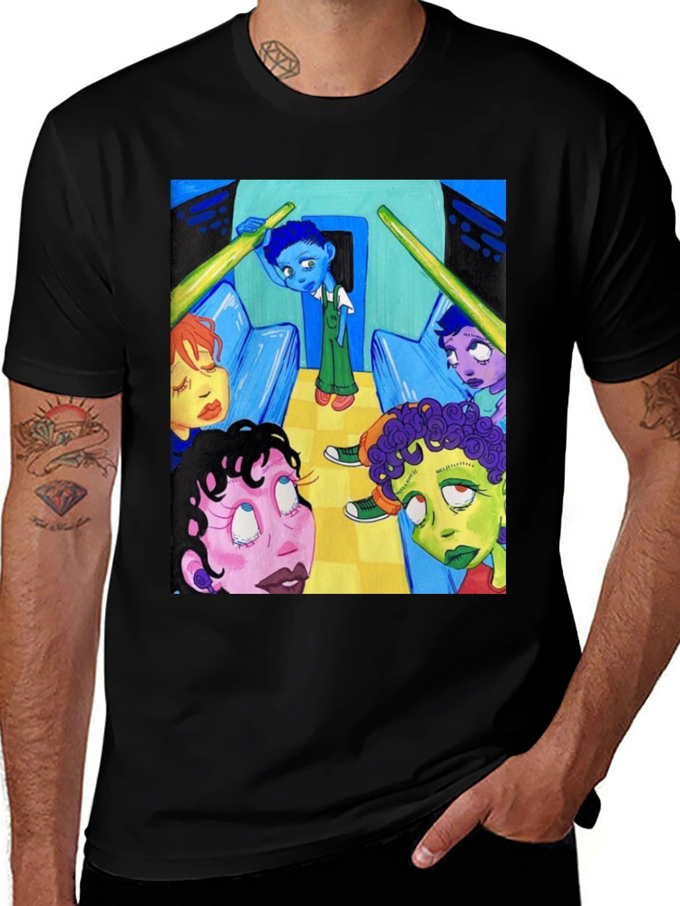 Vibrant Rugrats-Inspired Graphic Tee