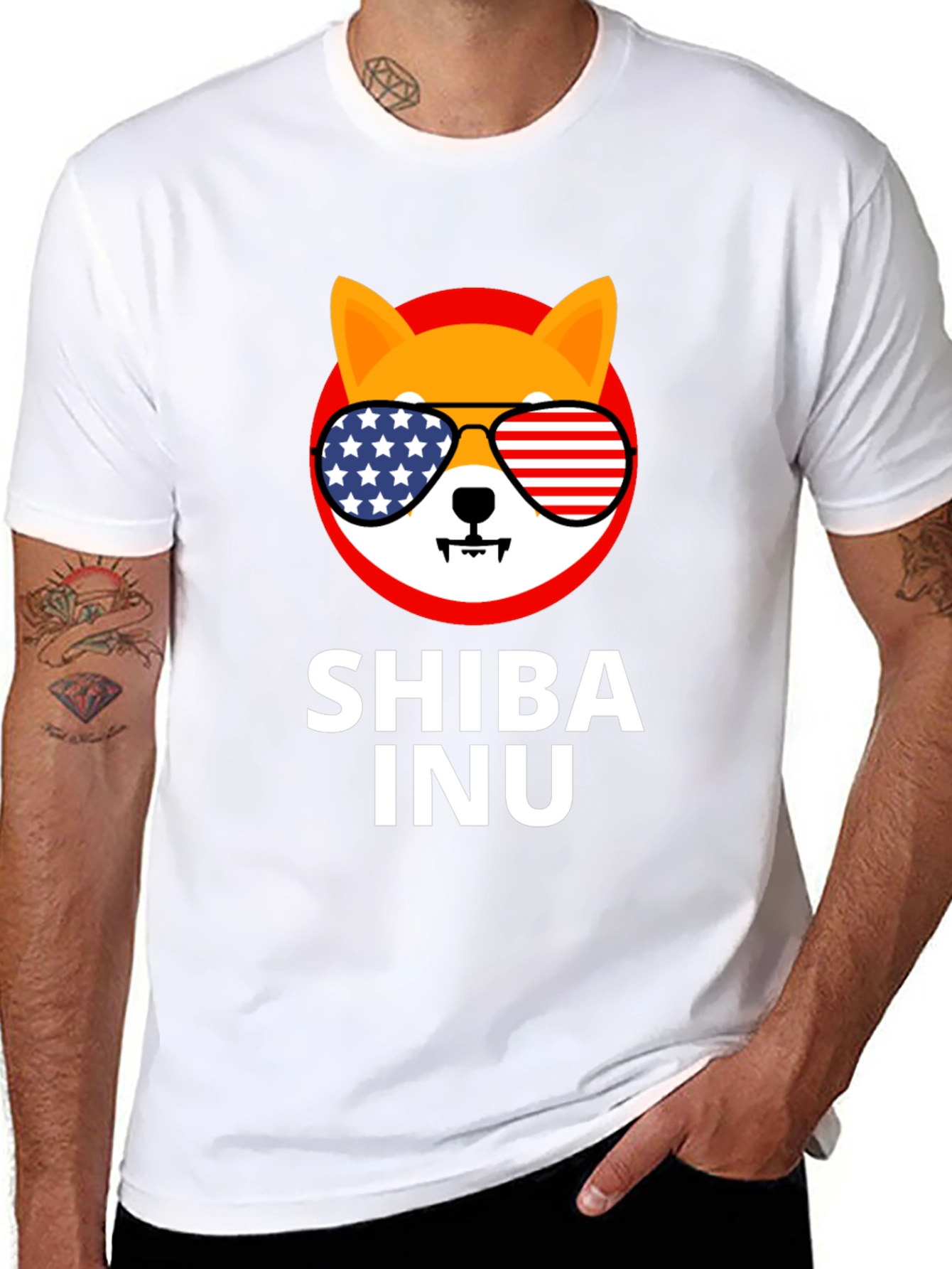 Shiba Inu Patriotic T-Shirt