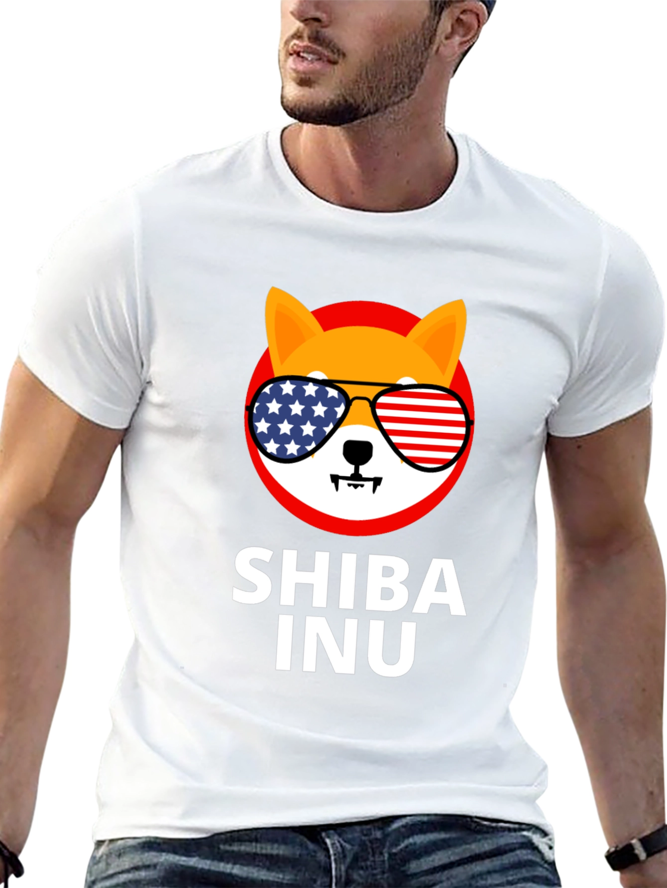 Shiba Inu Patriotic T-Shirt