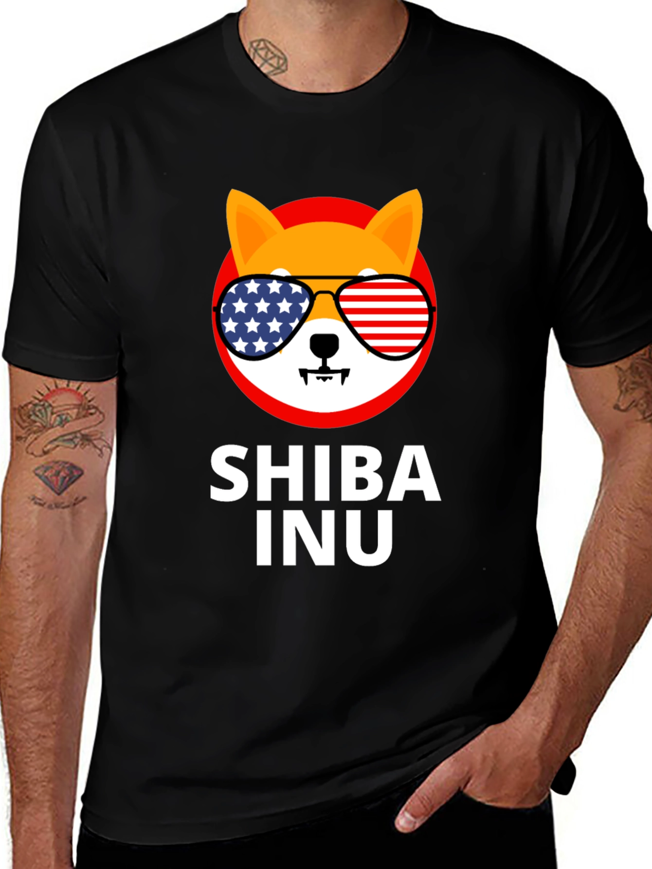 Shiba Inu Patriotic T-Shirt