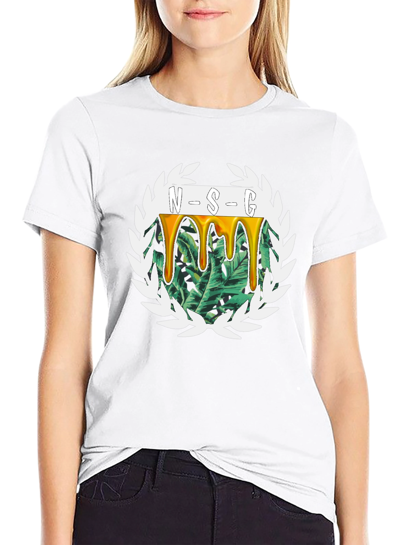 NSG Graphic Tee - Tropical Drip Design
