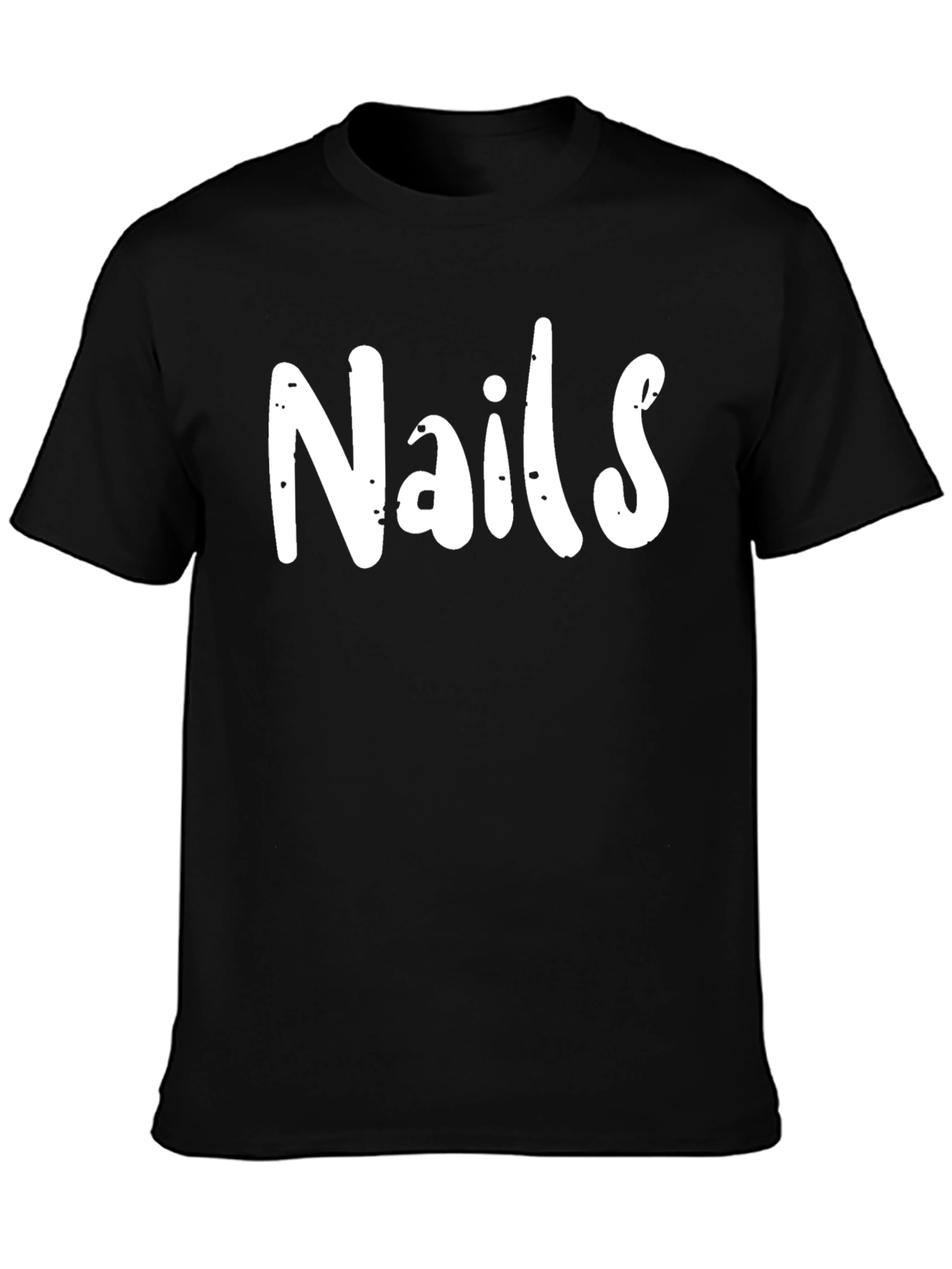 Nails Graphic Tee - Unisex Black T-Shirt