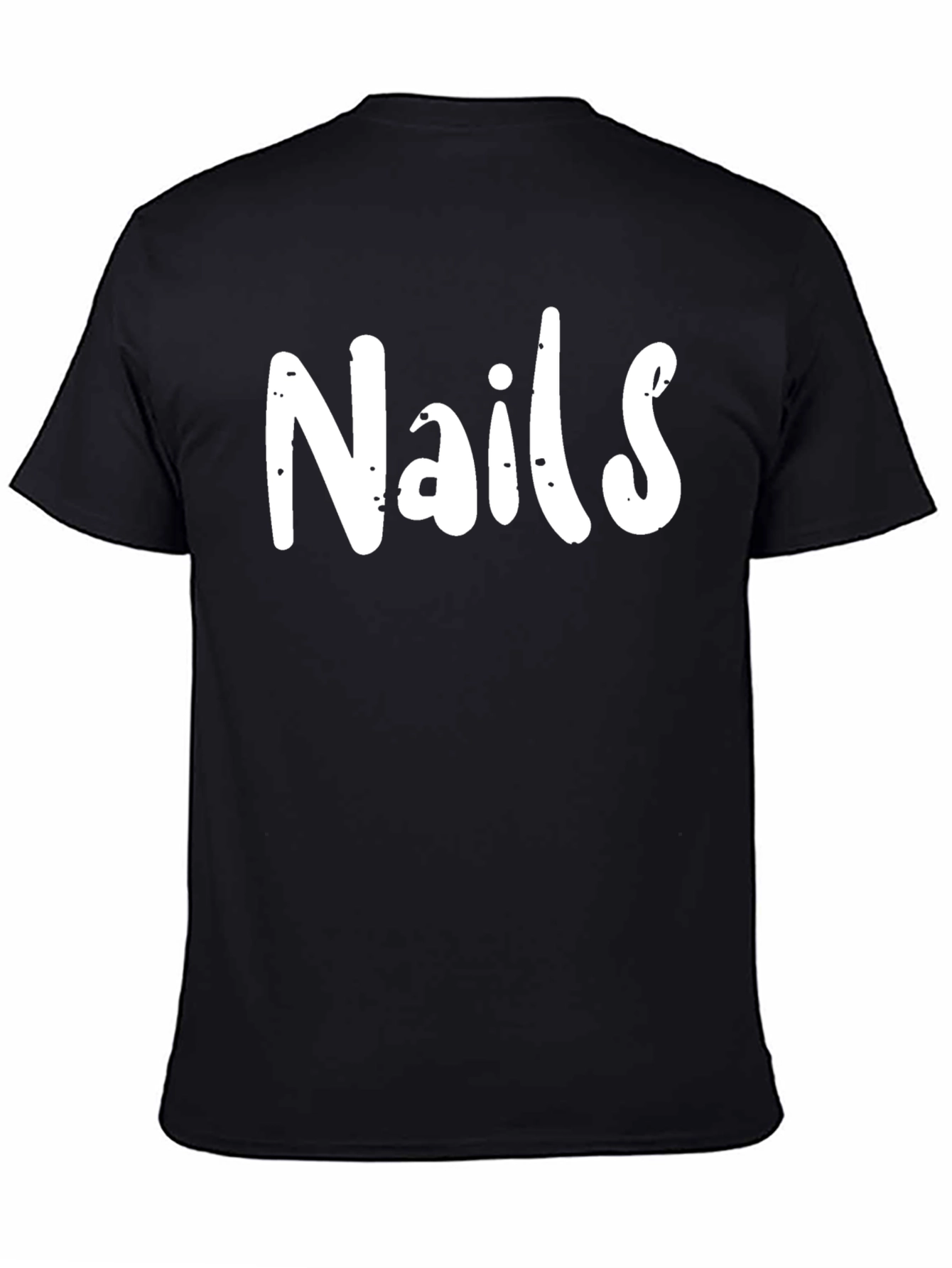 Nails Graphic Tee - Unisex Black T-Shirt