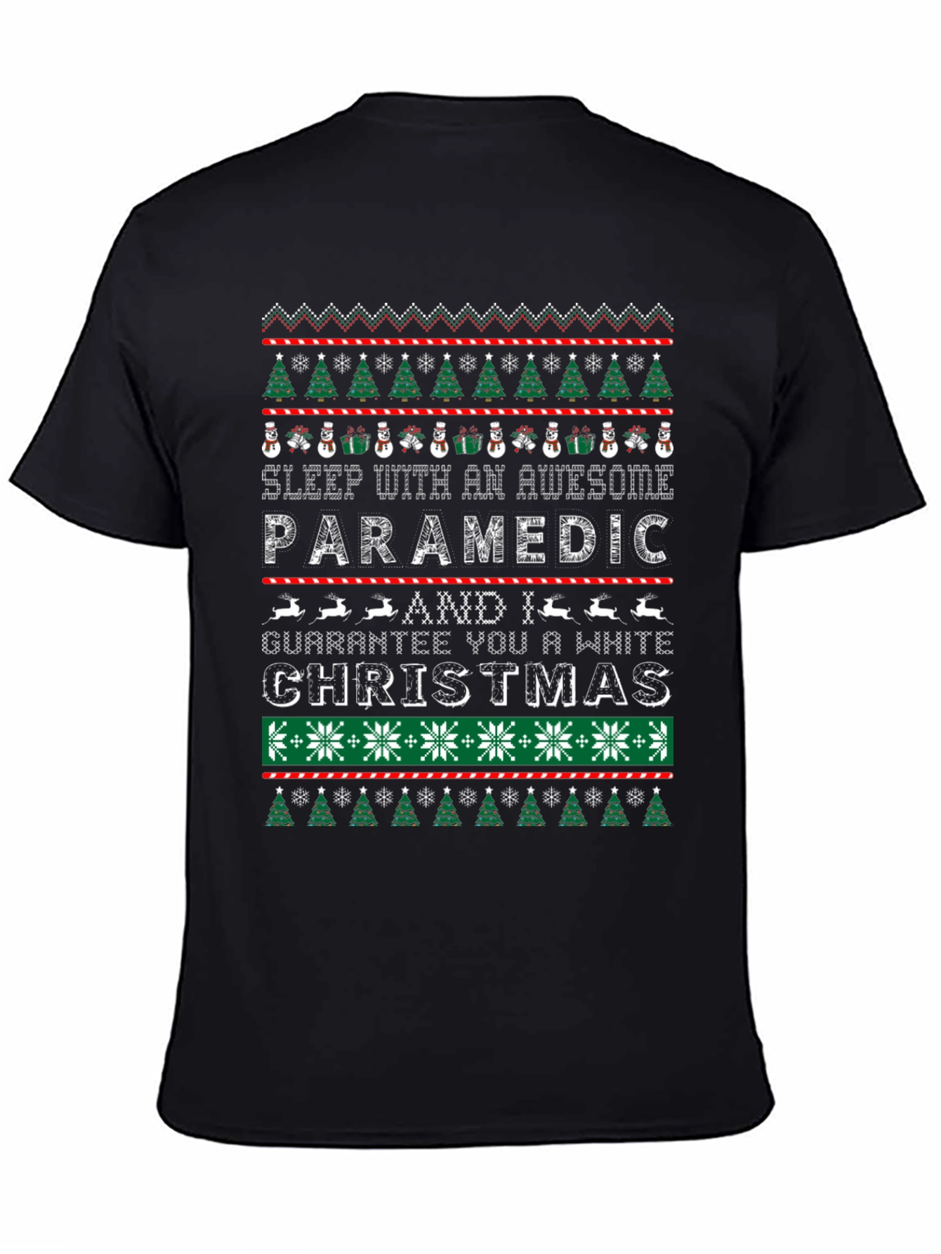 Awesome Paramedic Ugly Christmas Sweater T-Shirt