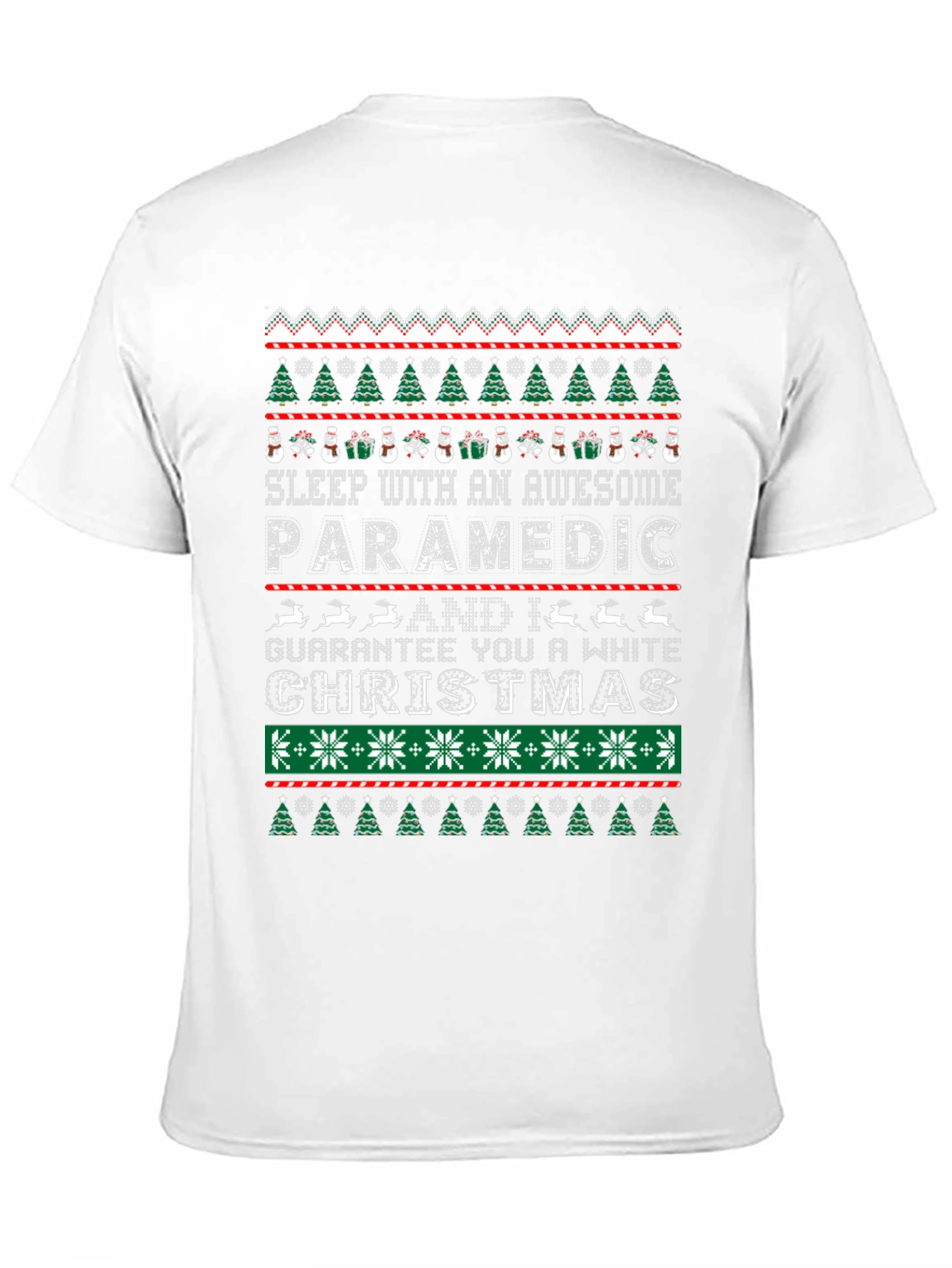 Awesome Paramedic Ugly Christmas Sweater T-Shirt